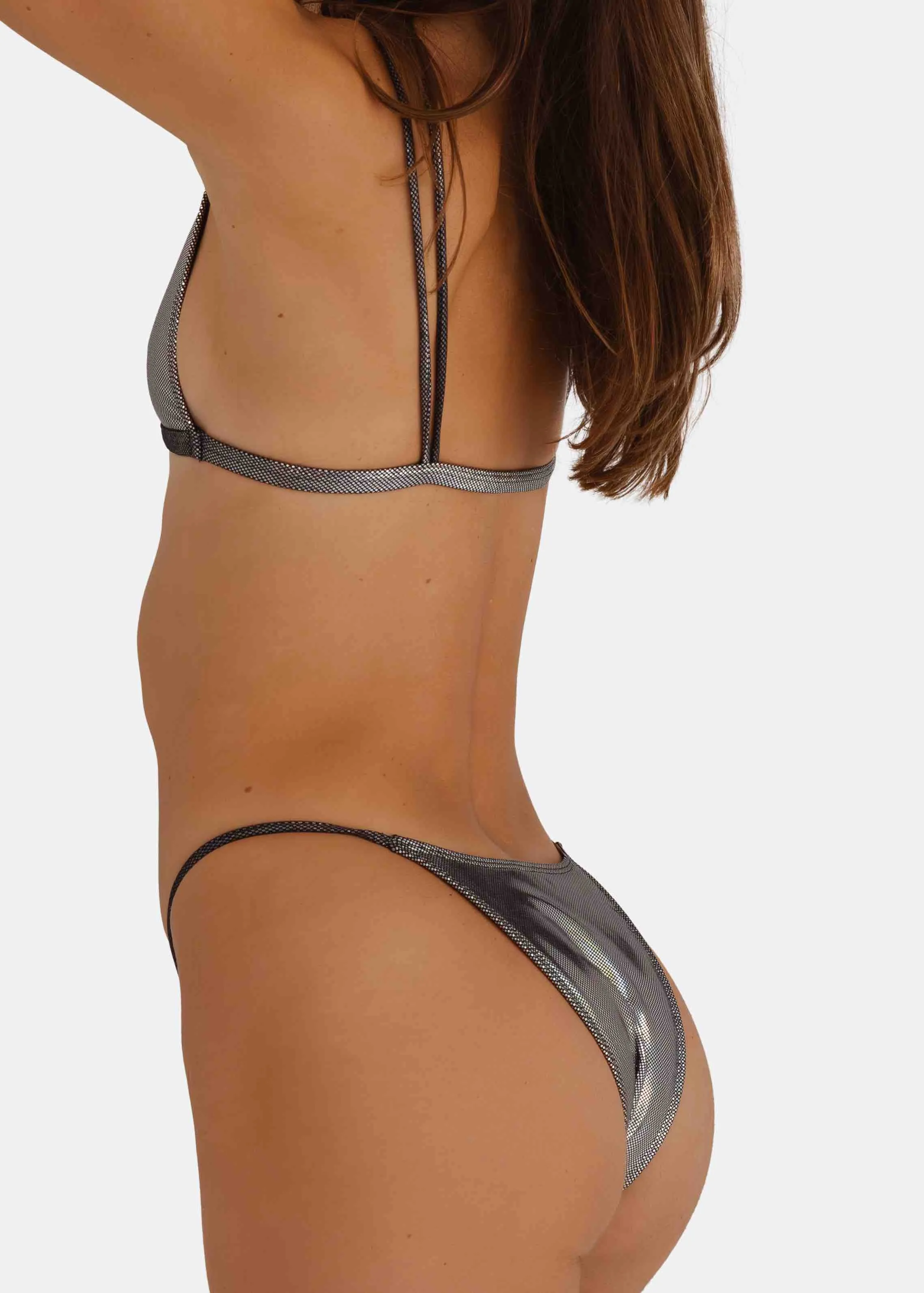 MATRIX LUCID BIKINI TOP - Chrome Silver sold by Minimale Animale product image thumbnail 3