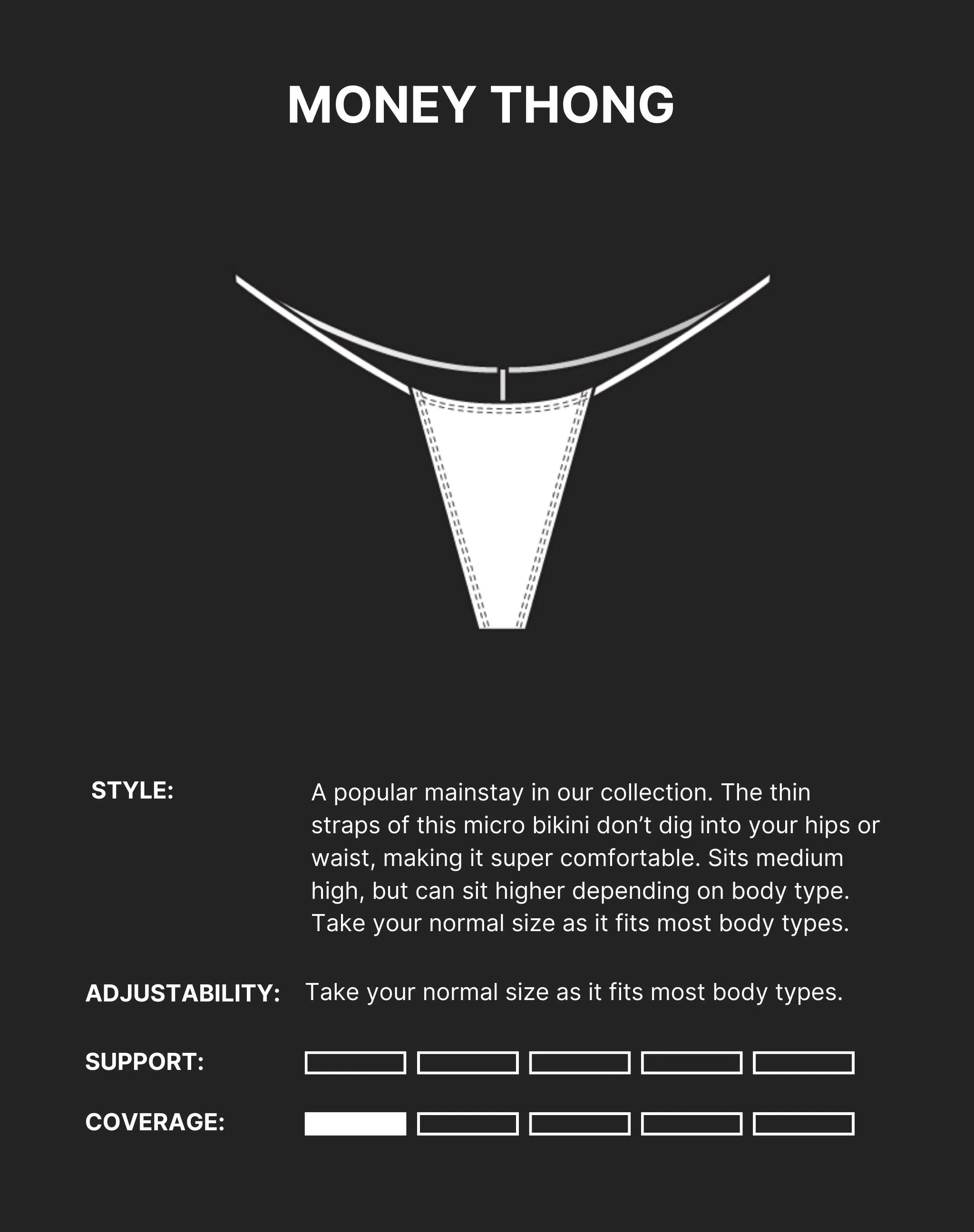 G MONEY THONG Bikini Bottom - Grenada Hot Pink sold by Minimale Animale product image thumbnail 5