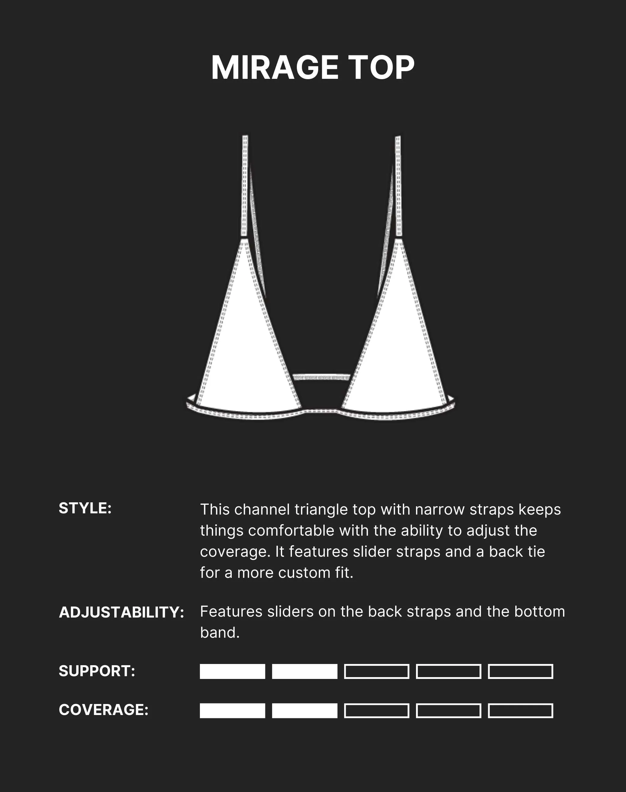 MIRAGE BIKINI TOP - Sunblock White sold by Minimale Animale product image thumbnail 4