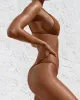 WALL STREET THONG Bikini Bottom - Skinny Dip Brown sold by Minimale Animale