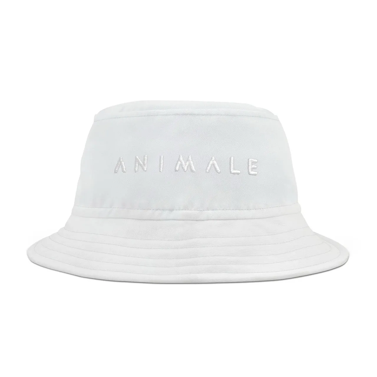 HIDE & SEEK BUCKET HAT - White with White Logo sold by Minimale Animale product image thumbnail 2