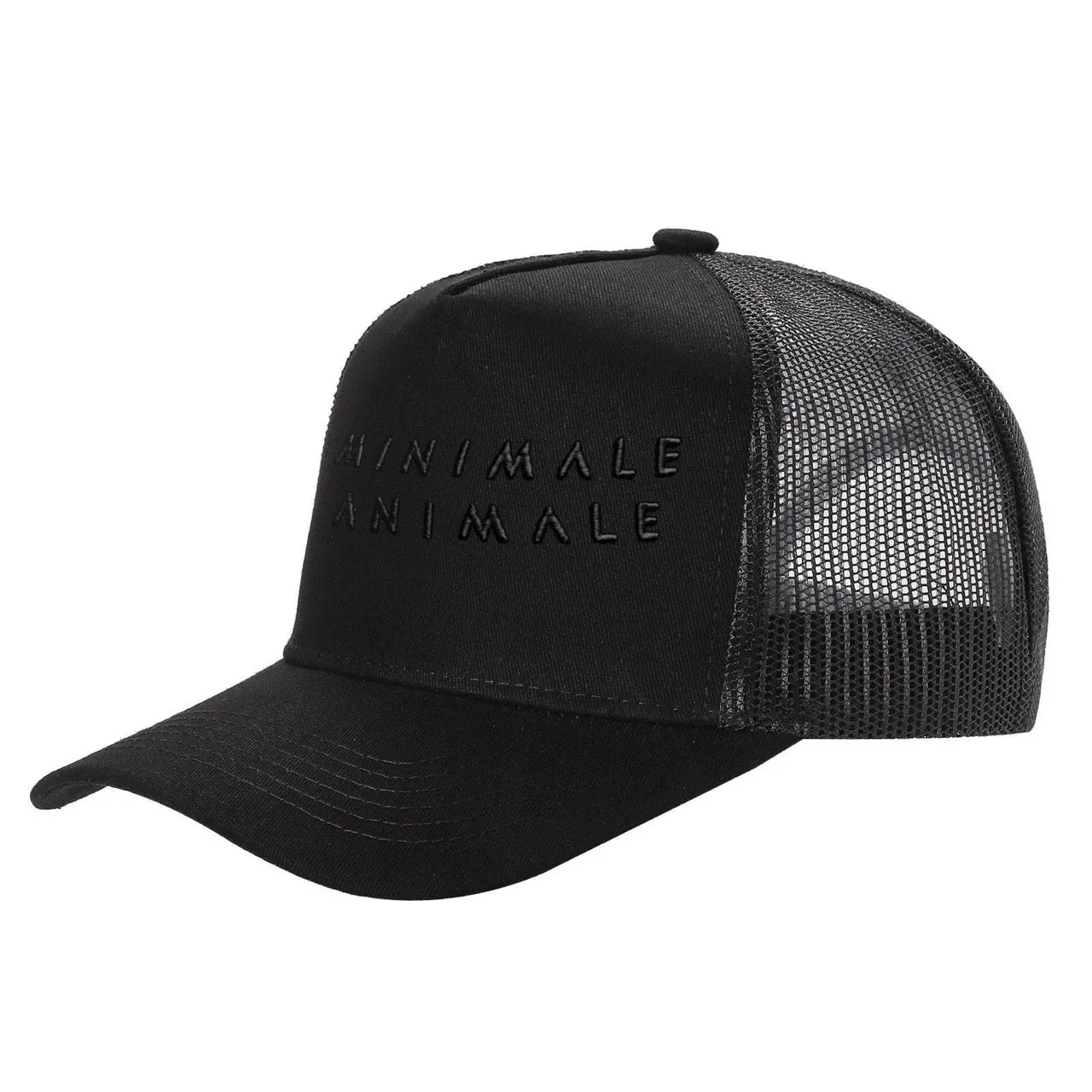 SUN TEASE MESH HAT - Black with Black Logo sold by Minimale Animale product image thumbnail 3