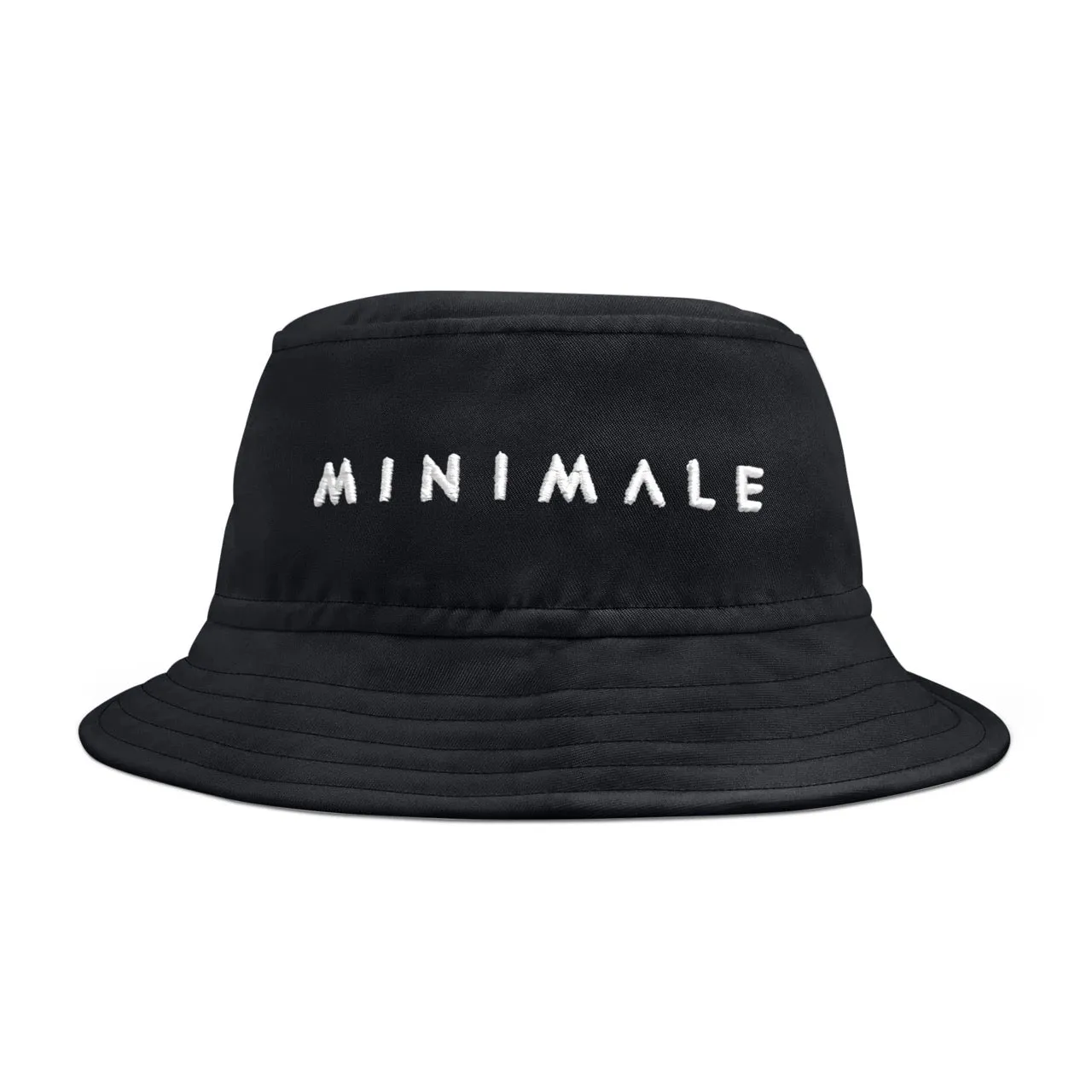 HIDE & SEEK BUCKET HAT - Black with White Logo sold by Minimale Animale