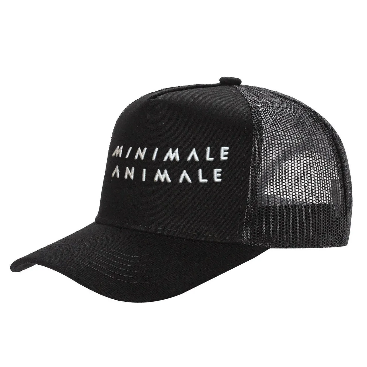 SUN TEASE MESH HAT - Black with White Logo sold by Minimale Animale product image thumbnail 3