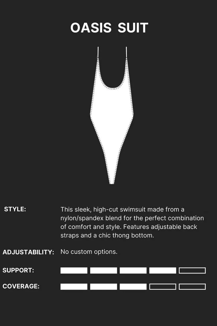 OASIS One Piece Swimsuit - Dark Seas Black sold by Minimale Animale product image thumbnail 5