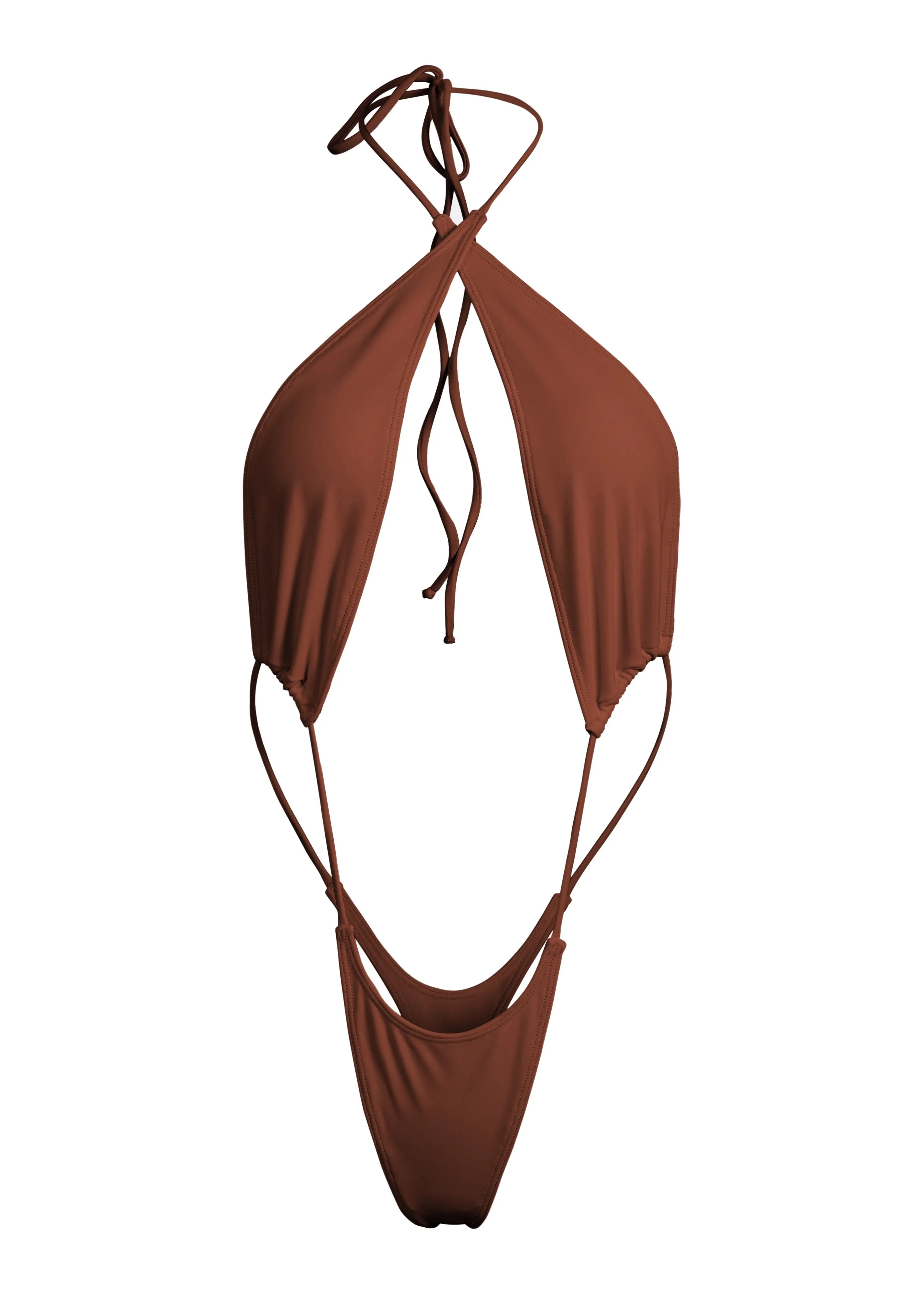 NEW BELAFONTE ONE PIECE SWIMSUIT - Skinny Dip Brown sold by Minimale Animale product image thumbnail 3