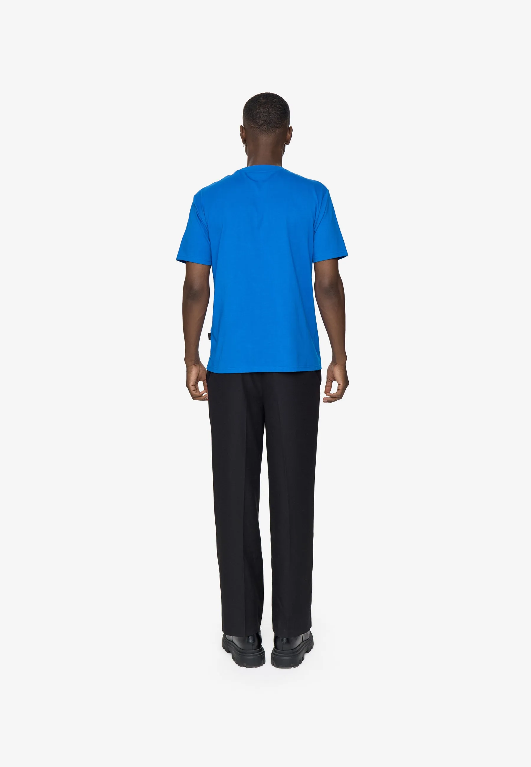 Aarhus short sleeved t-shirt G029 GOTS - Victoria Blue sold by Minimum product image thumbnail 5