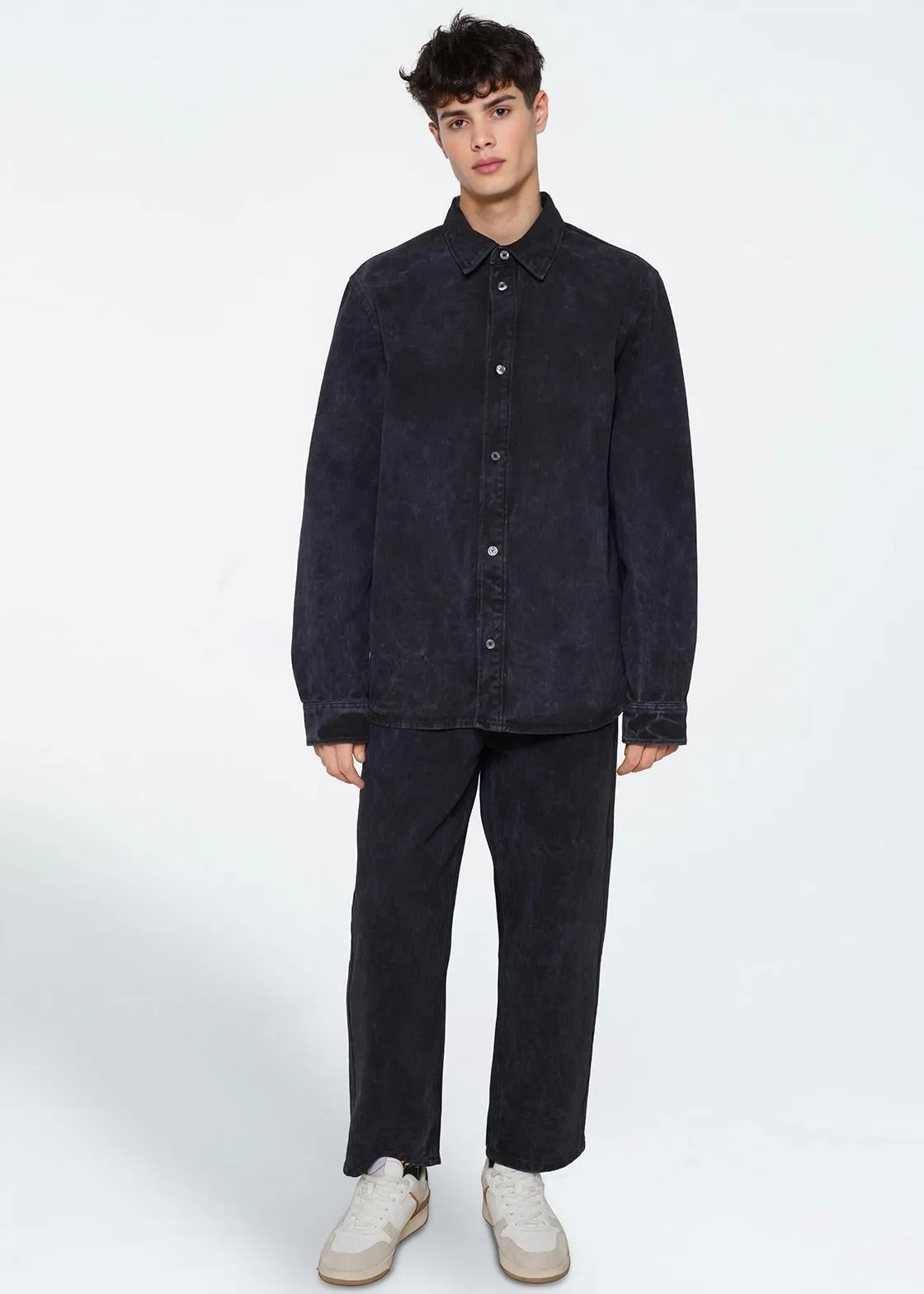 Douglas Denim Shirt 4387 - Black sold by Minimum product image thumbnail 2