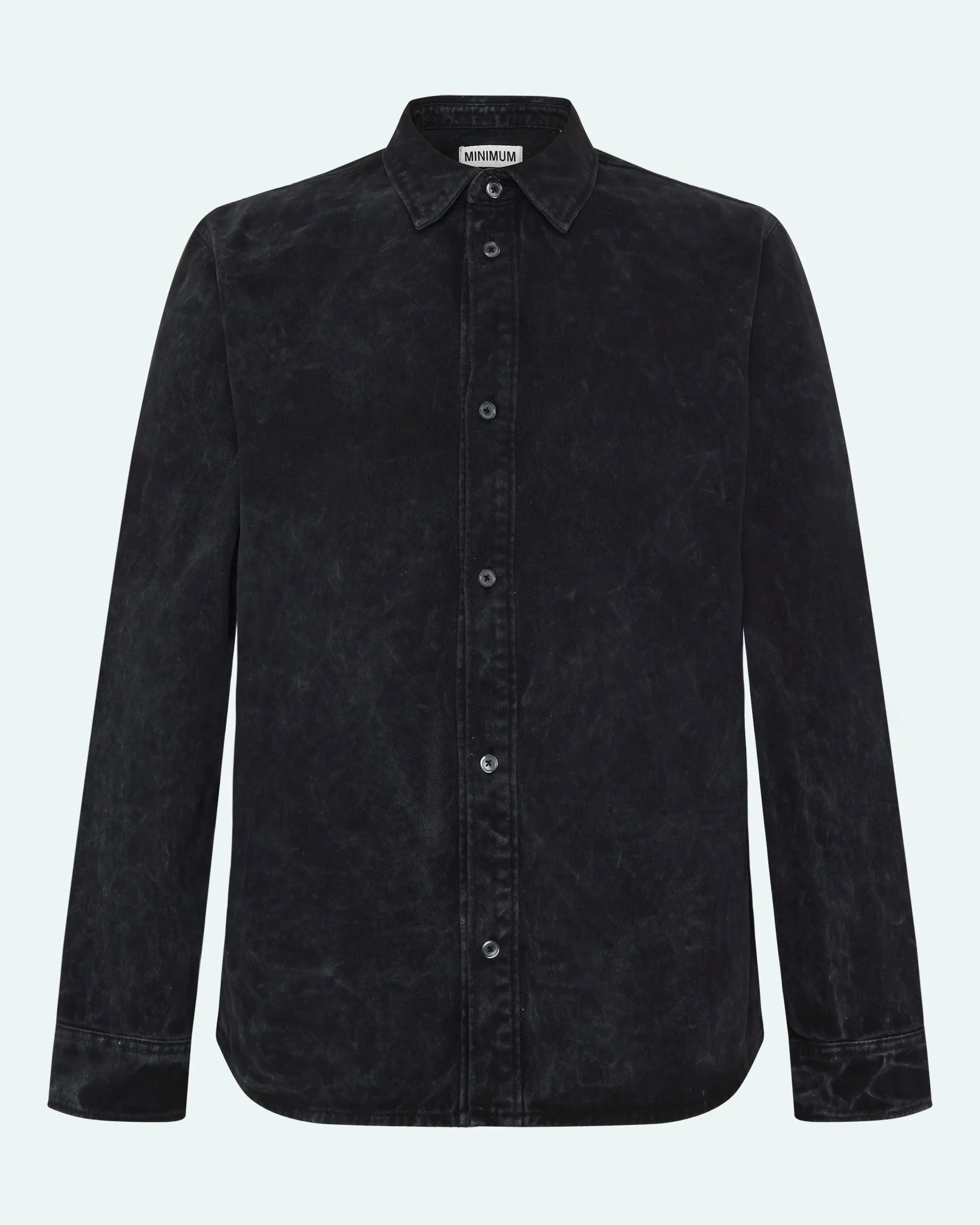 Douglas Denim Shirt 4387 - Black sold by Minimum
