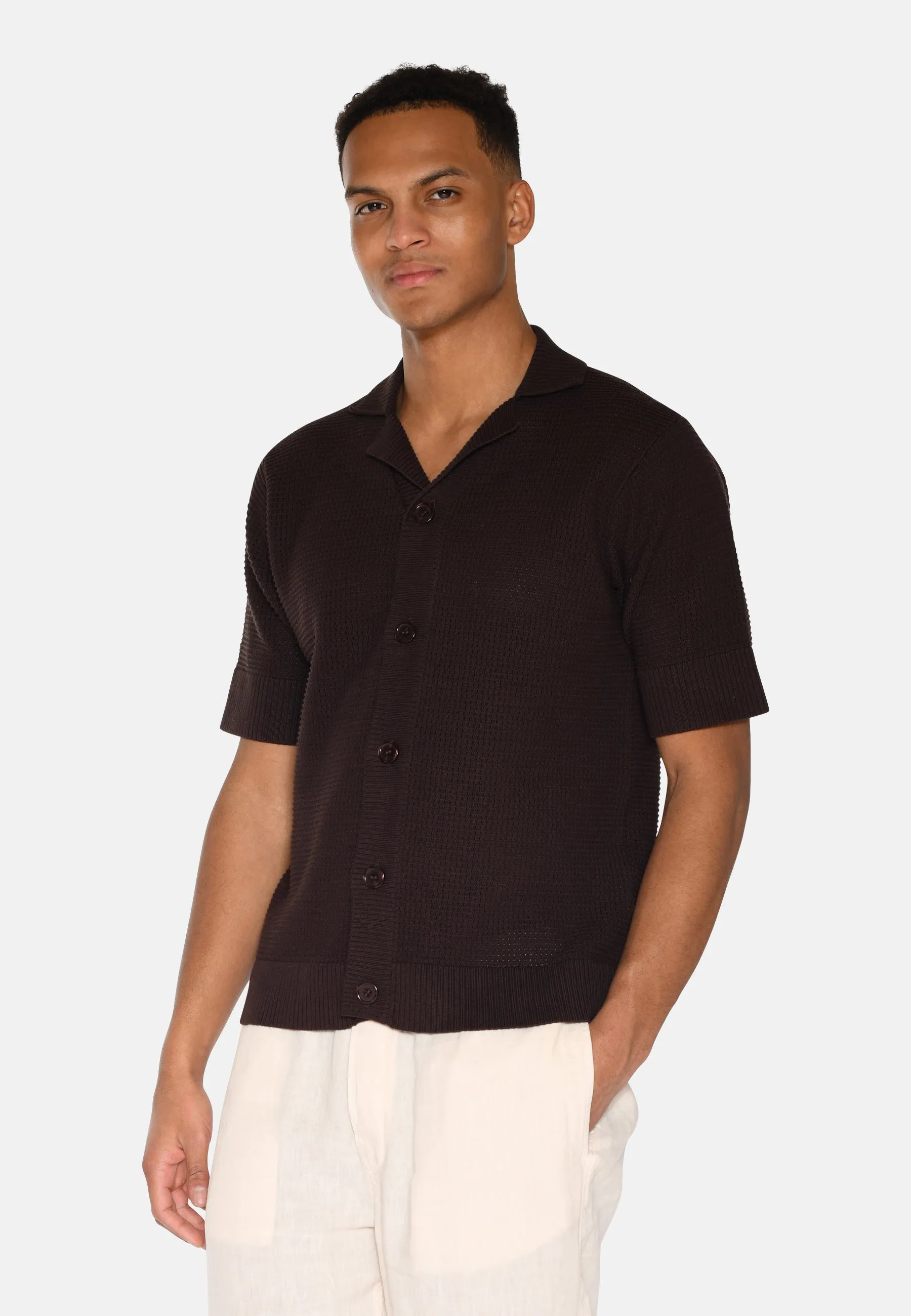 Mason crochet polo shirt 4177 - Demitasse sold by Minimum product image thumbnail 3