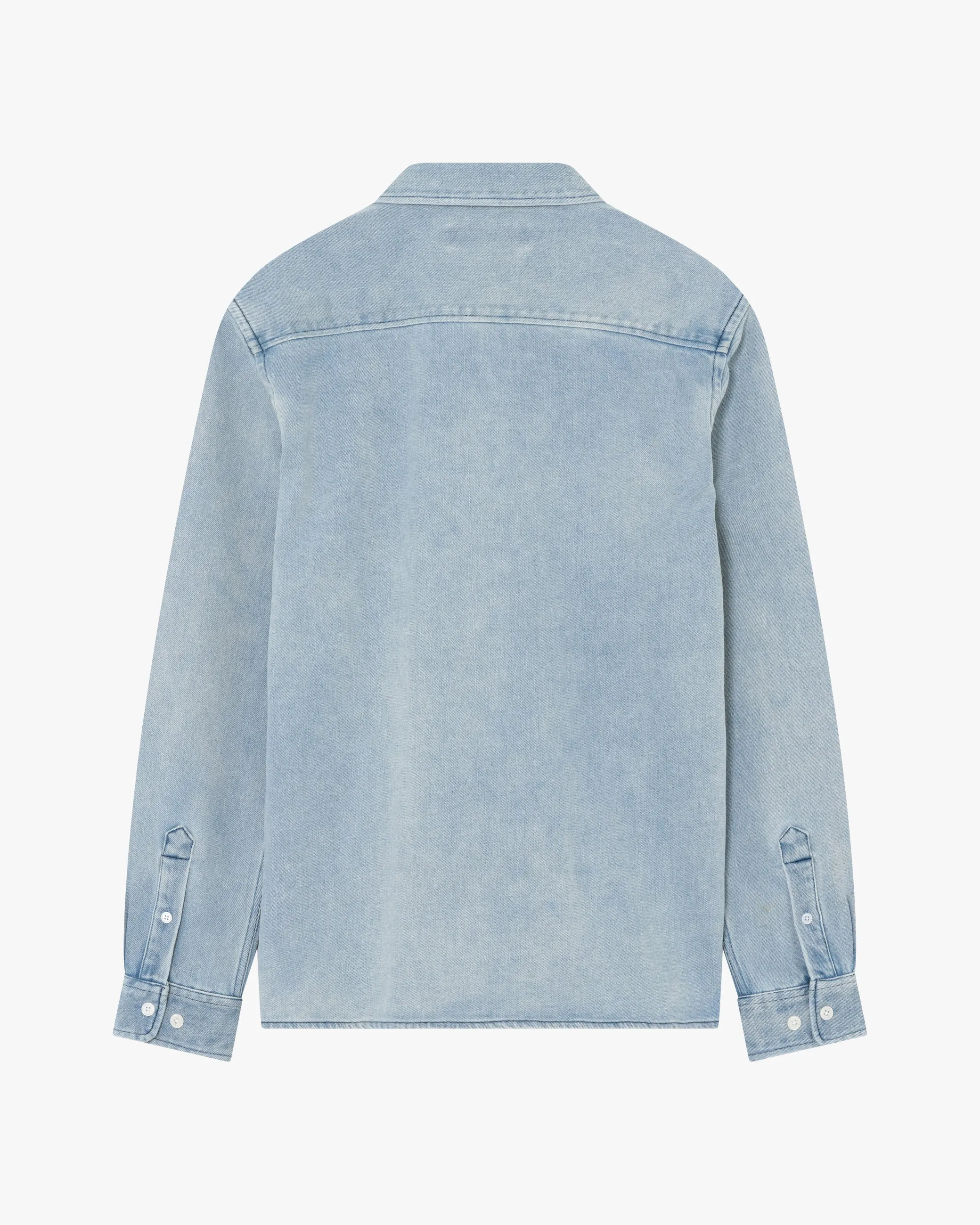 Douglas Denim Shirt 4512 - Light Blue sold by Minimum product image thumbnail 4