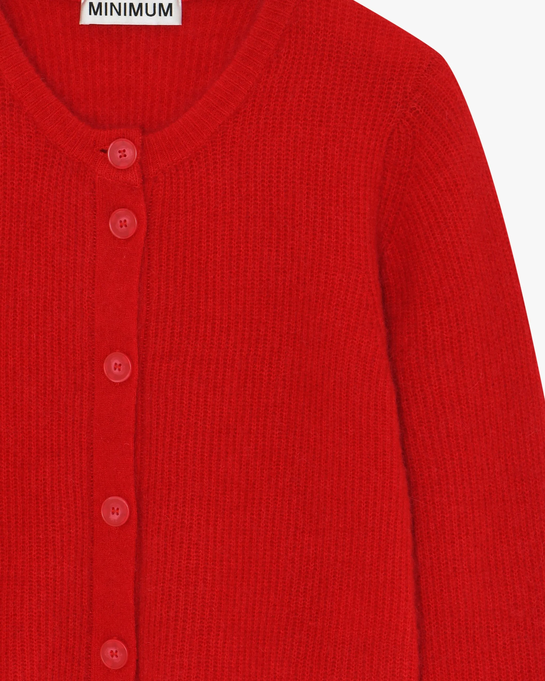 Kora cardigan 9965 - Goji berry sold by Minimum product image thumbnail 4