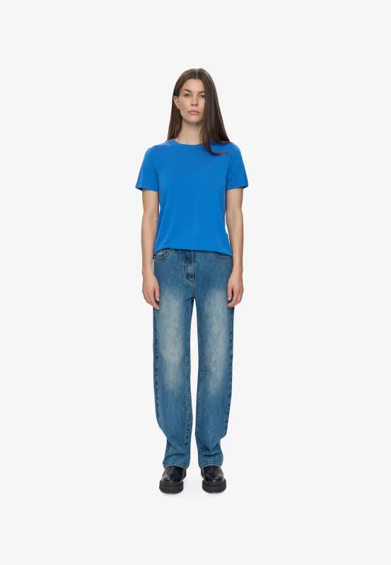 Rynah t-shirt 2.0 0281 - Victoria Blue sold by Minimum