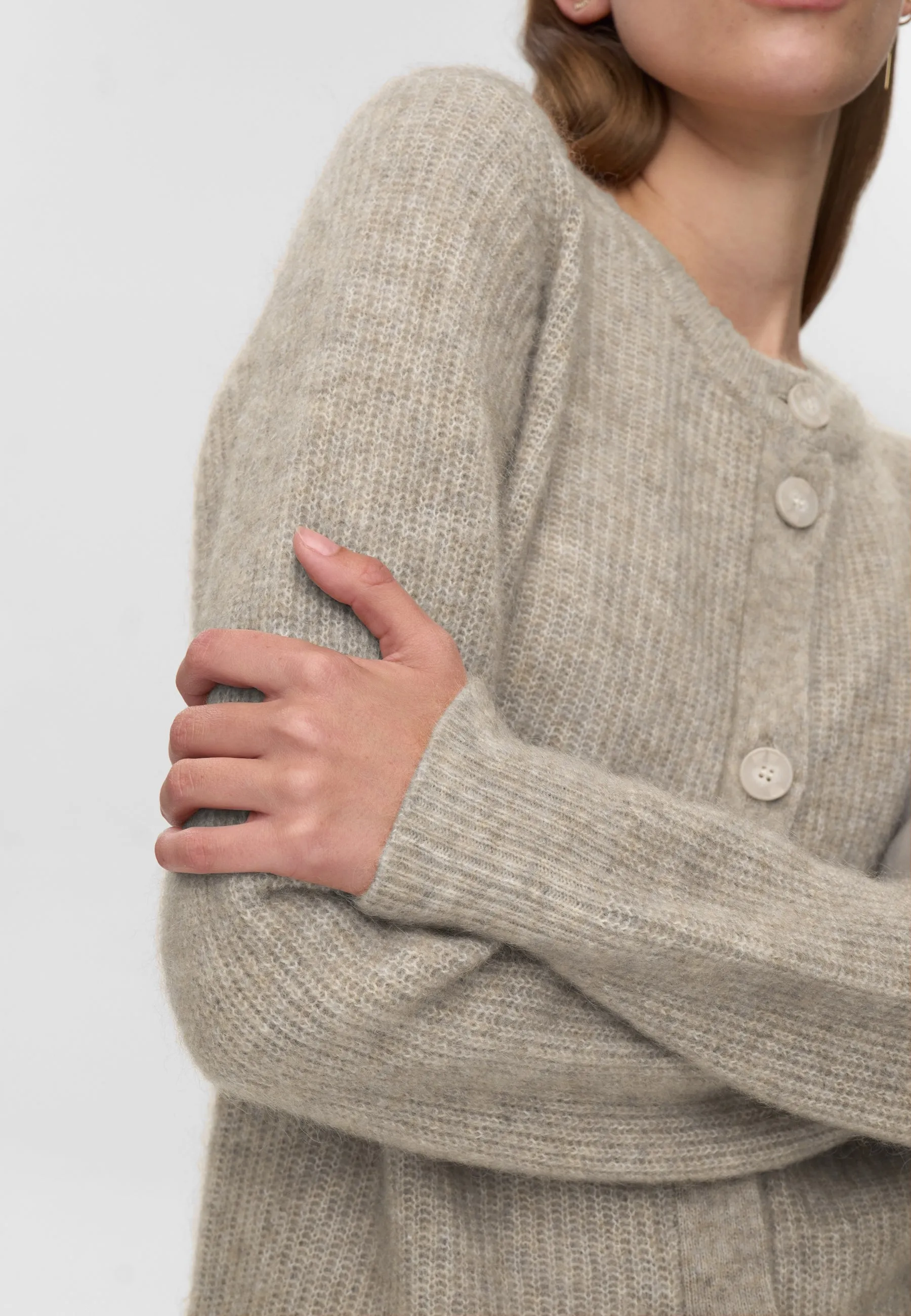 Kora cardigan 9965 - Warm Sand sold by Minimum product image thumbnail 4