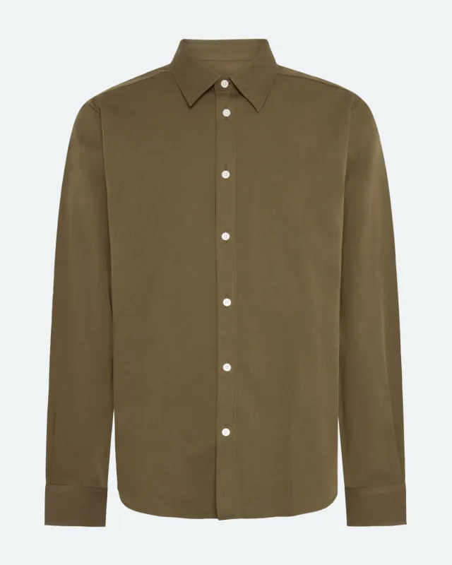 Curtis long sleeved shirt 4169 - Shitake sold by Minimum