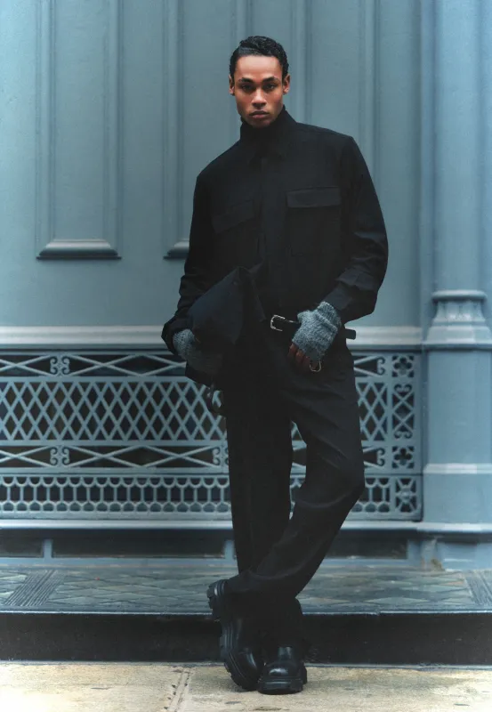 Maxson shirt 4383 - Black sold by Minimum