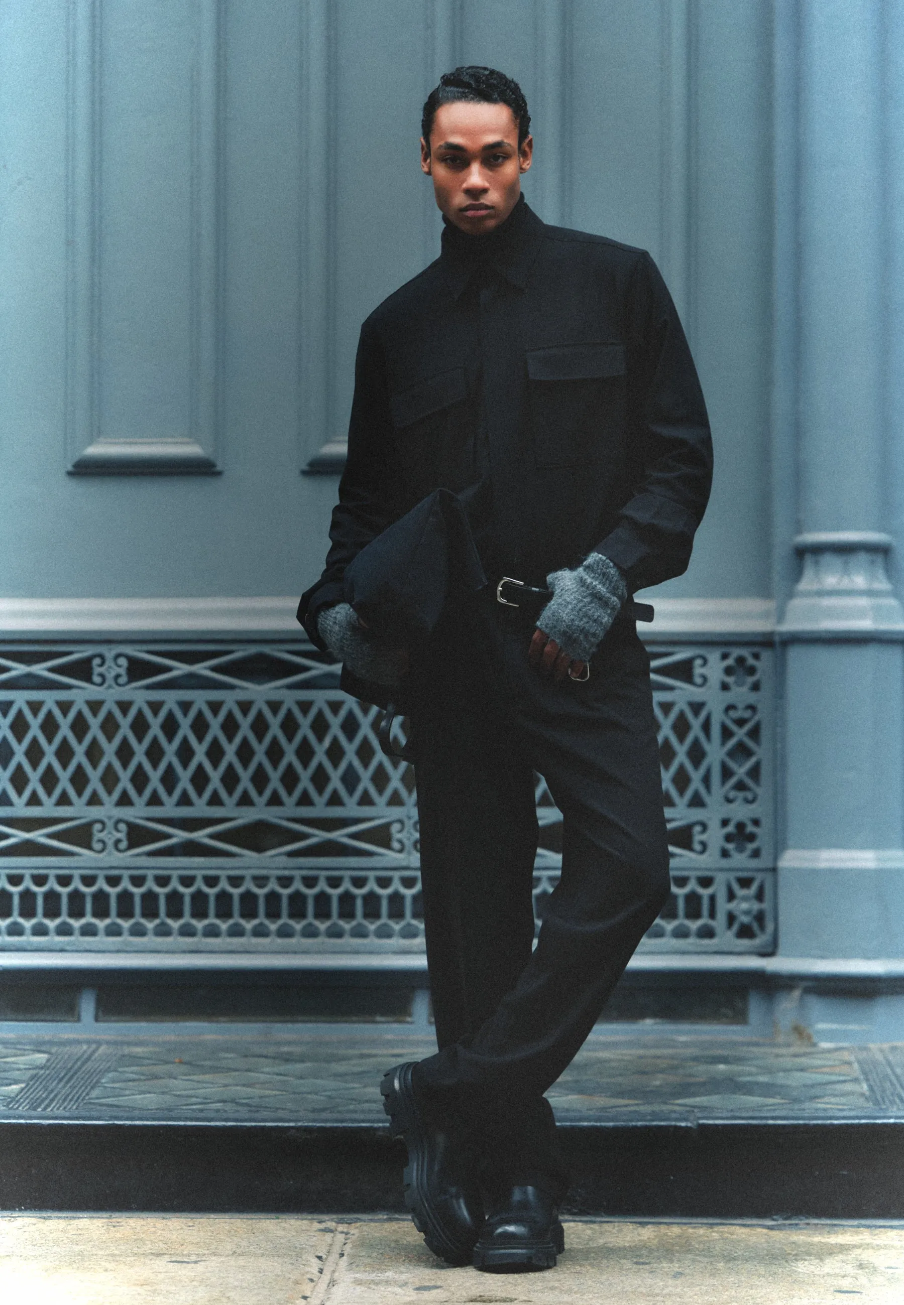 Maxson shirt 4383 - Black sold by Minimum