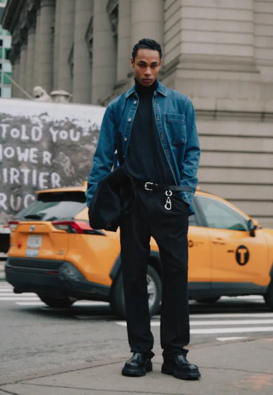 Mathew pants 4383 - Black sold by Minimum