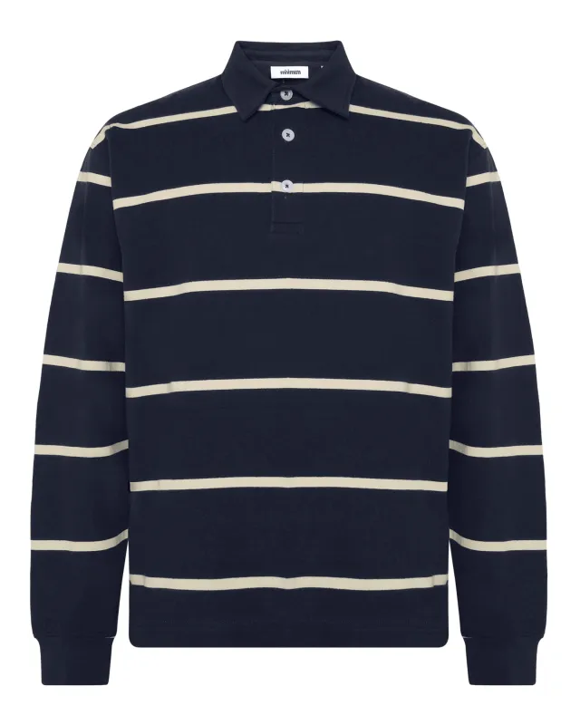 Tate rugby polo 4456 GOTS - Sky Captain sold by Minimum