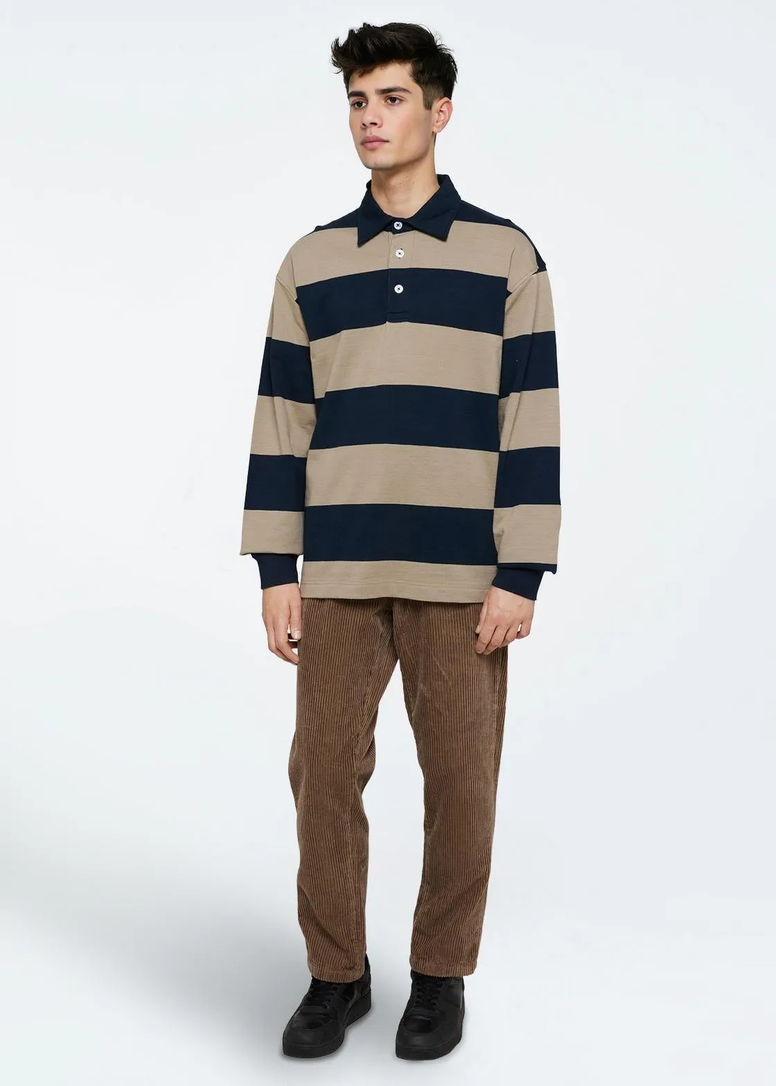 Tate rugby polo 4454 GOTS - Sky Captain sold by Minimum product image thumbnail 2