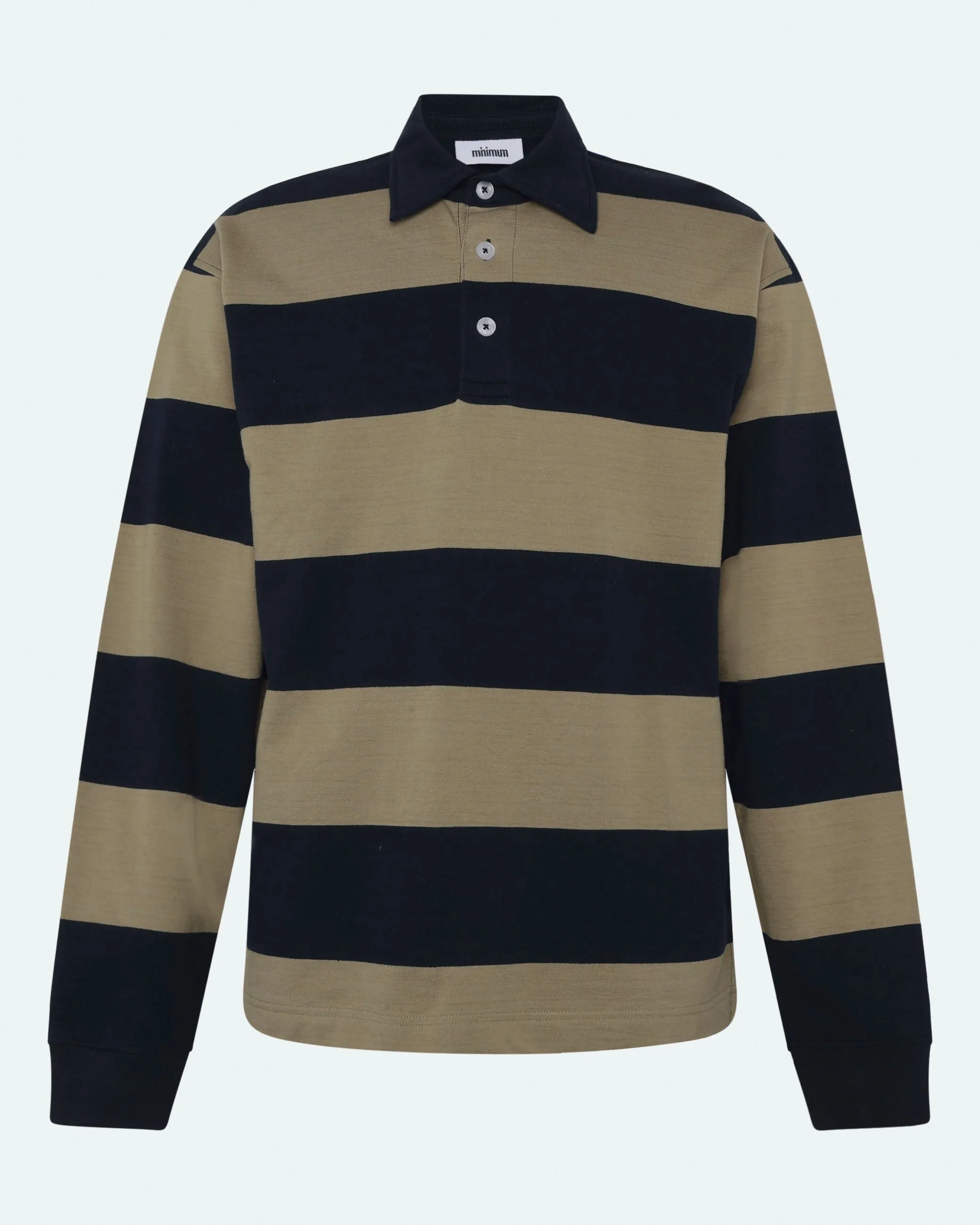 Tate rugby polo 4454 GOTS - Sky Captain sold by Minimum