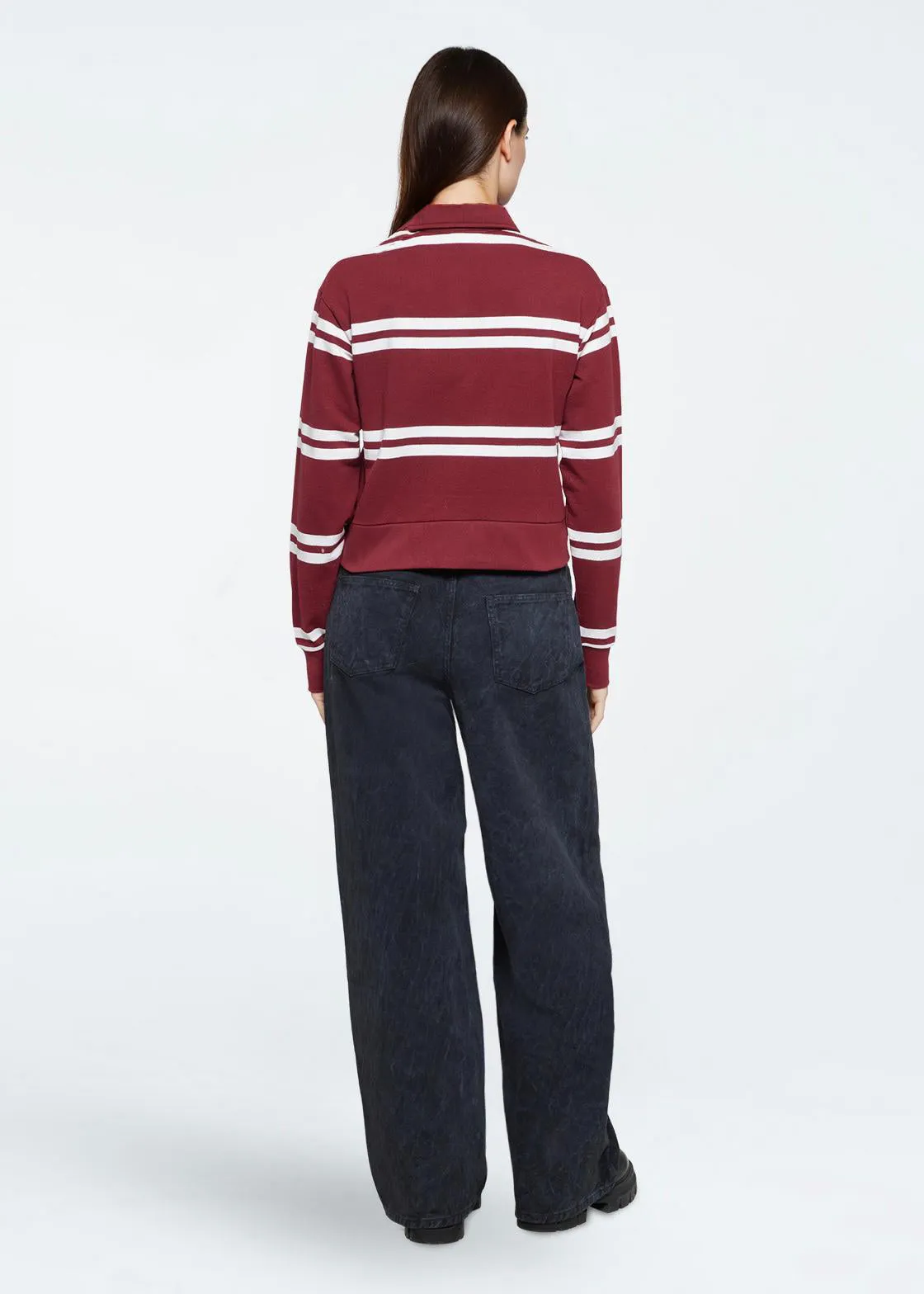 Bianca polo 4453 GOTS - Merlot sold by Minimum product image thumbnail 4