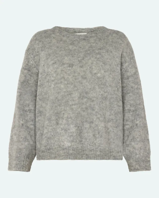 Kori Jumper 4450 - Light Grey Melange sold by Minimum