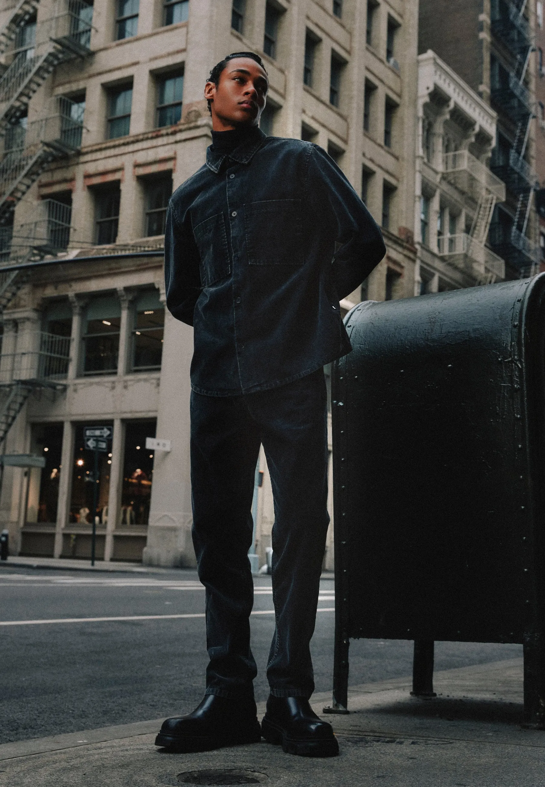 Titan Overshirt 4356 - Dark Grey sold by Minimum product image thumbnail 3