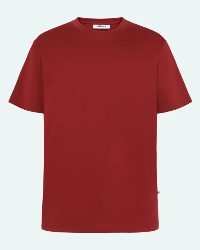 Aarhus short sleeved t-shirt G029 GOTS - Merlot sold by Minimum