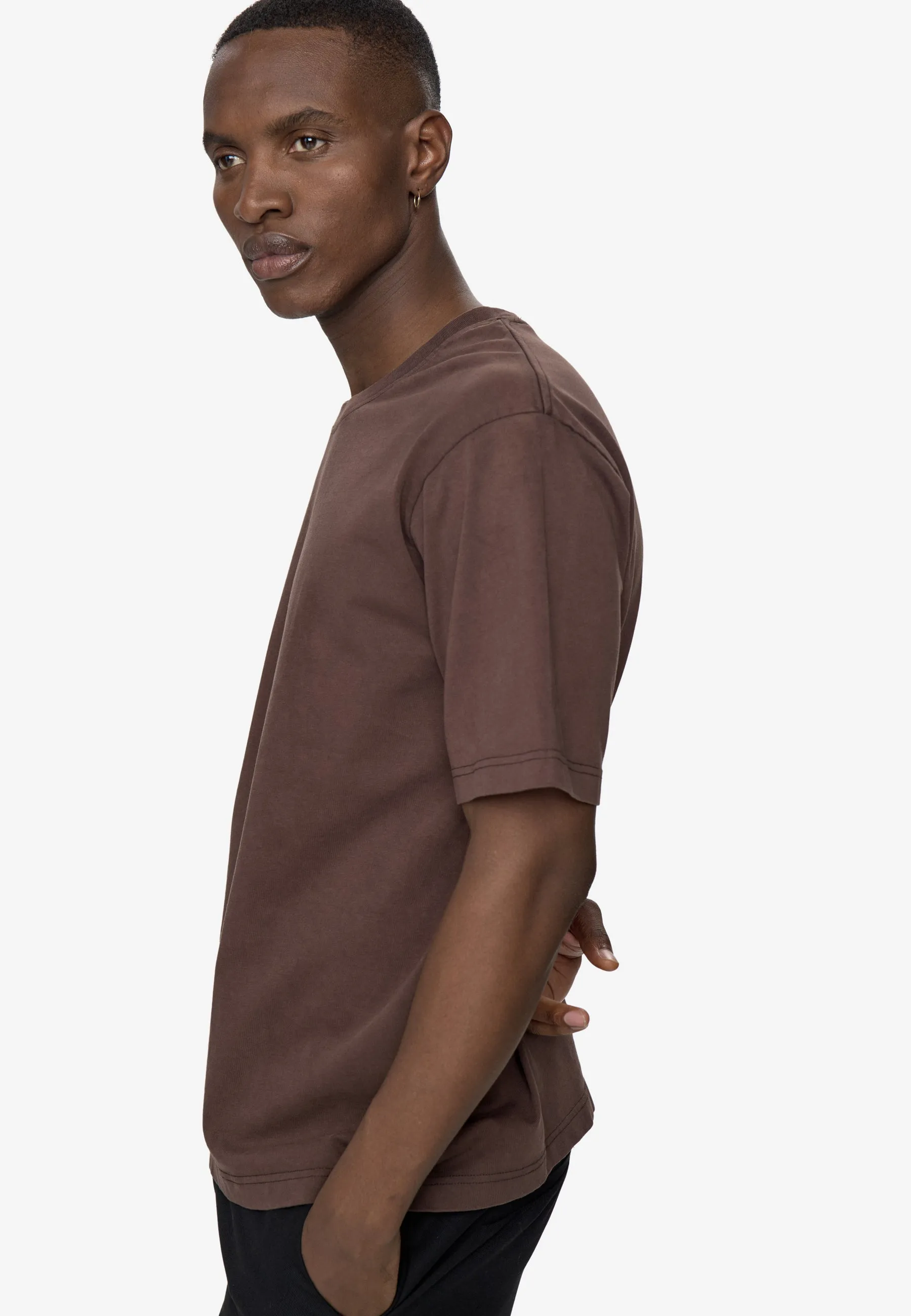 Lono short sleeved t-shirt 3412 - Seal Brown sold by Minimum product image thumbnail 5