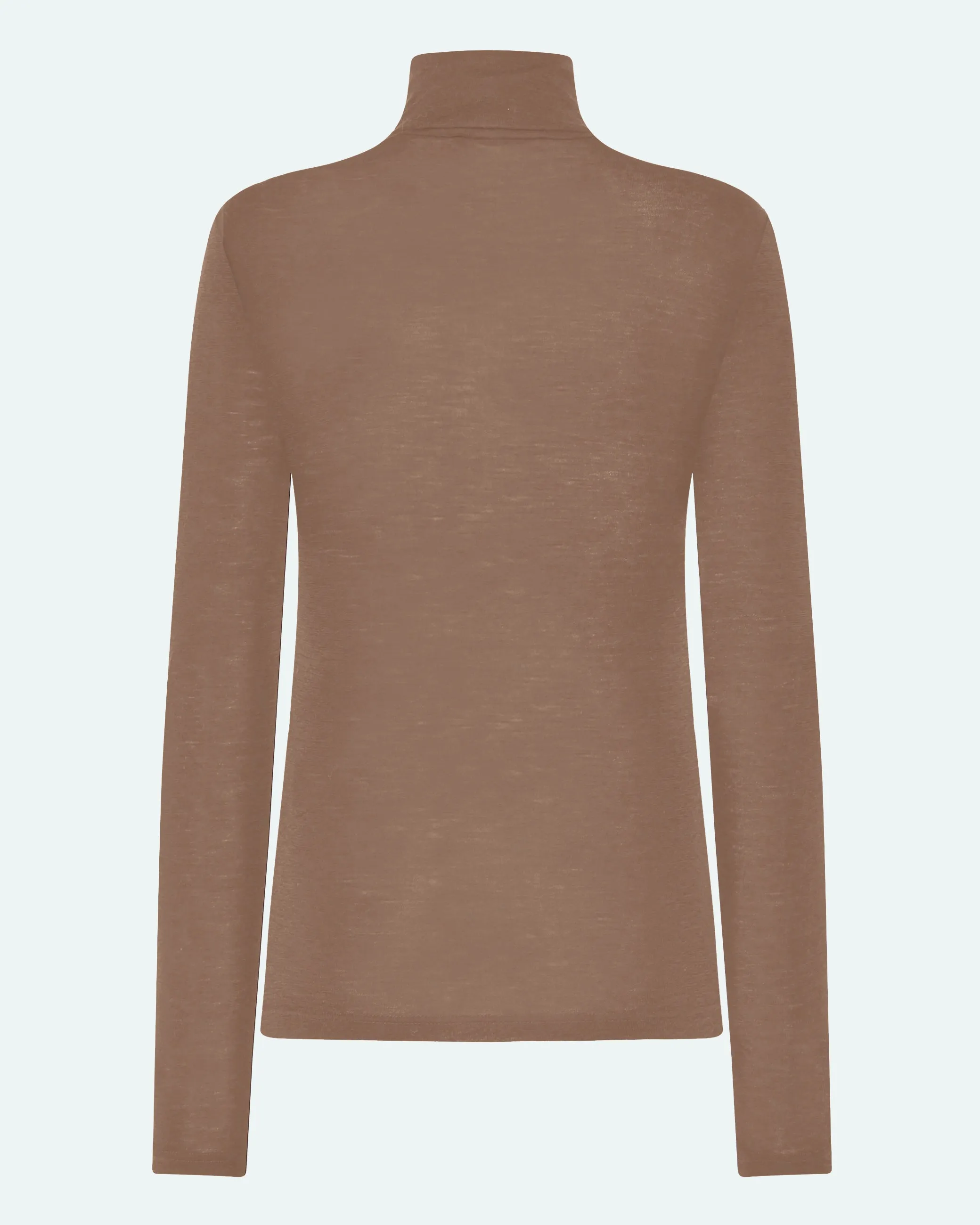 Pernilles long sleeved turtleneck 3736 - Shitake sold by Minimum product image thumbnail 2