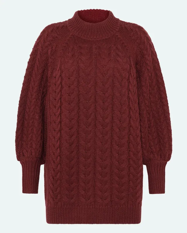 Bonnies jumper 3914 - Merlot made by Minimum