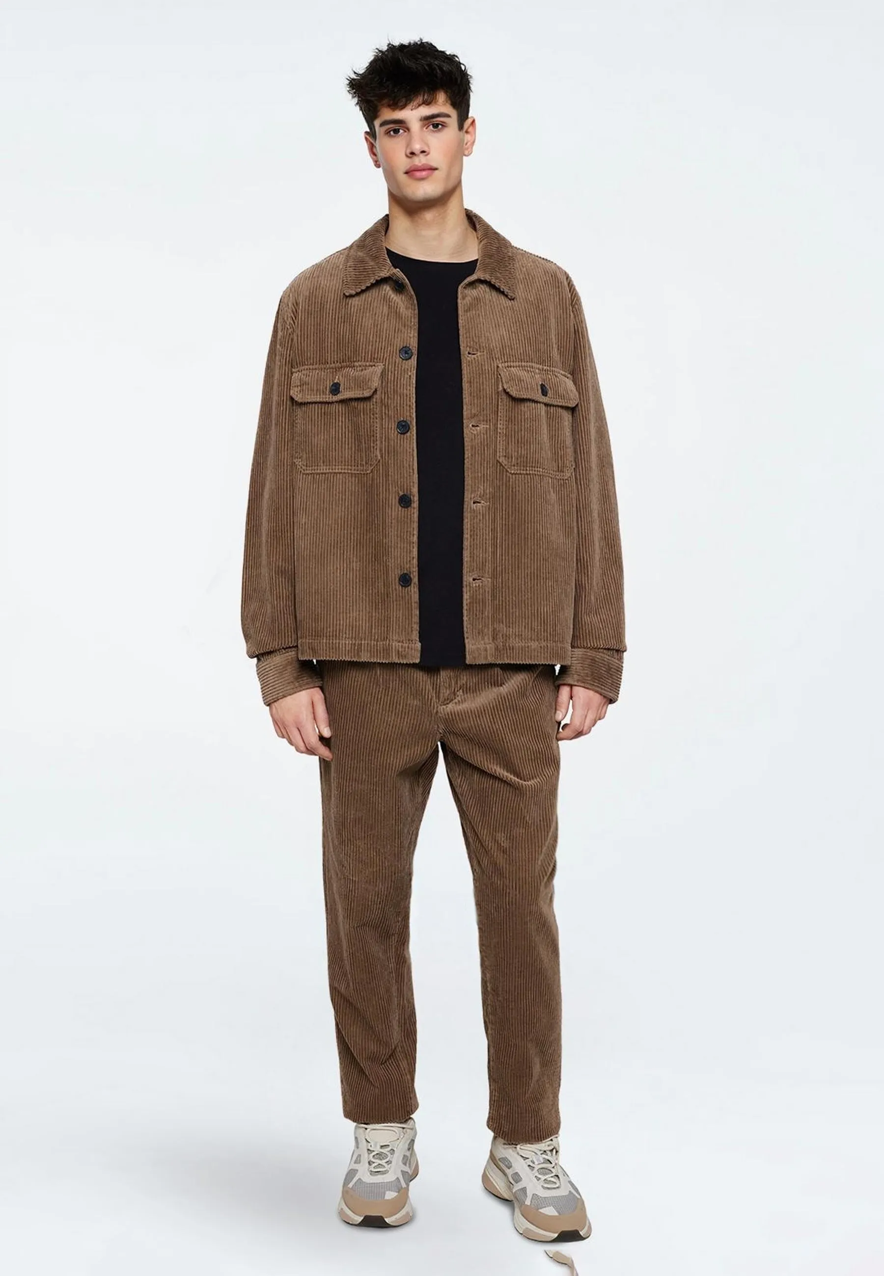 Kaison 9133 Overshirt - Shitake sold by Minimum product image thumbnail 2