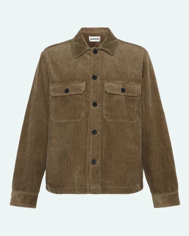 Kaison 9133 Overshirt - Shitake sold by Minimum