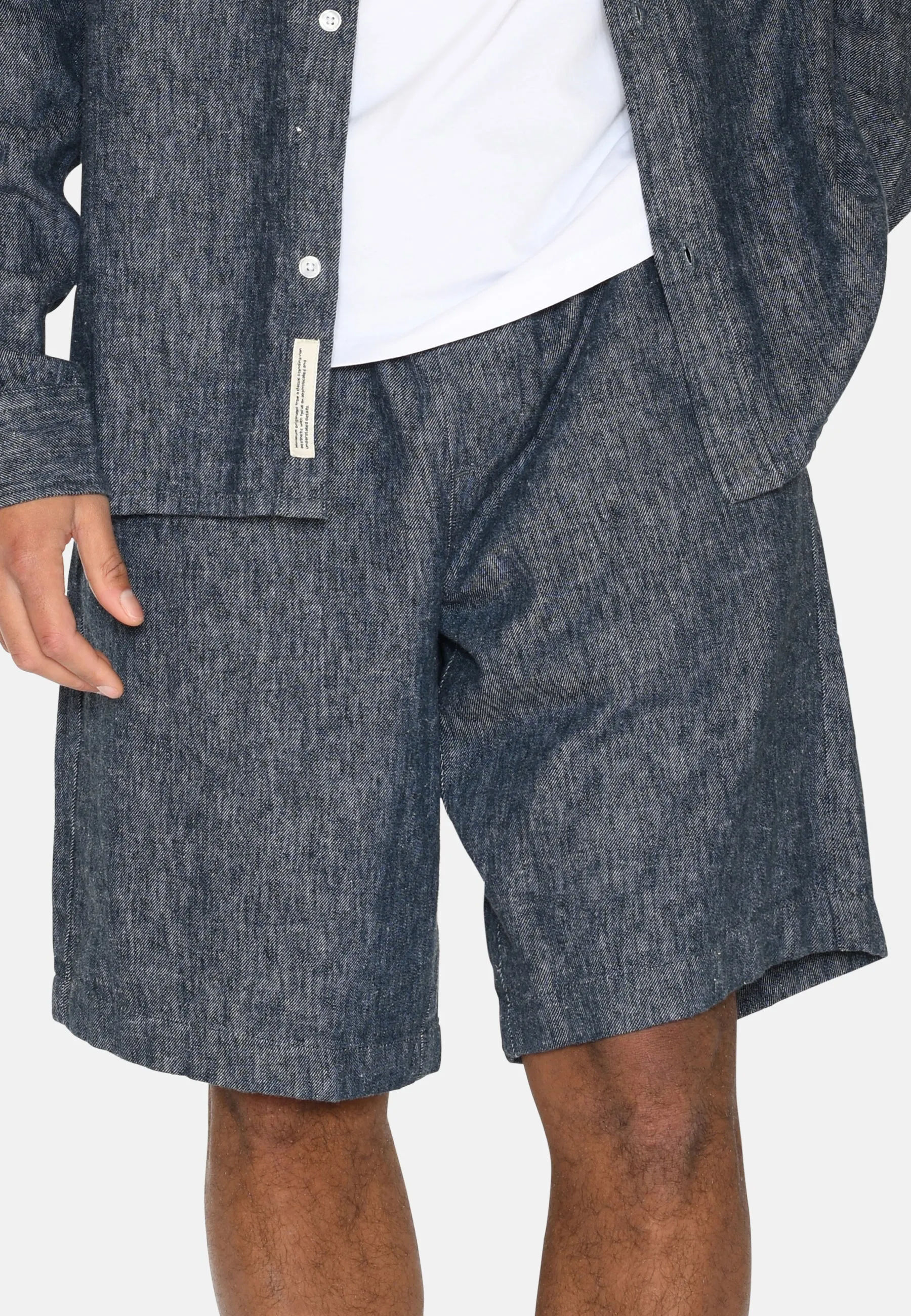 Raylan linen denim shorts 4128 - Sky Captain sold by Minimum product image thumbnail 5