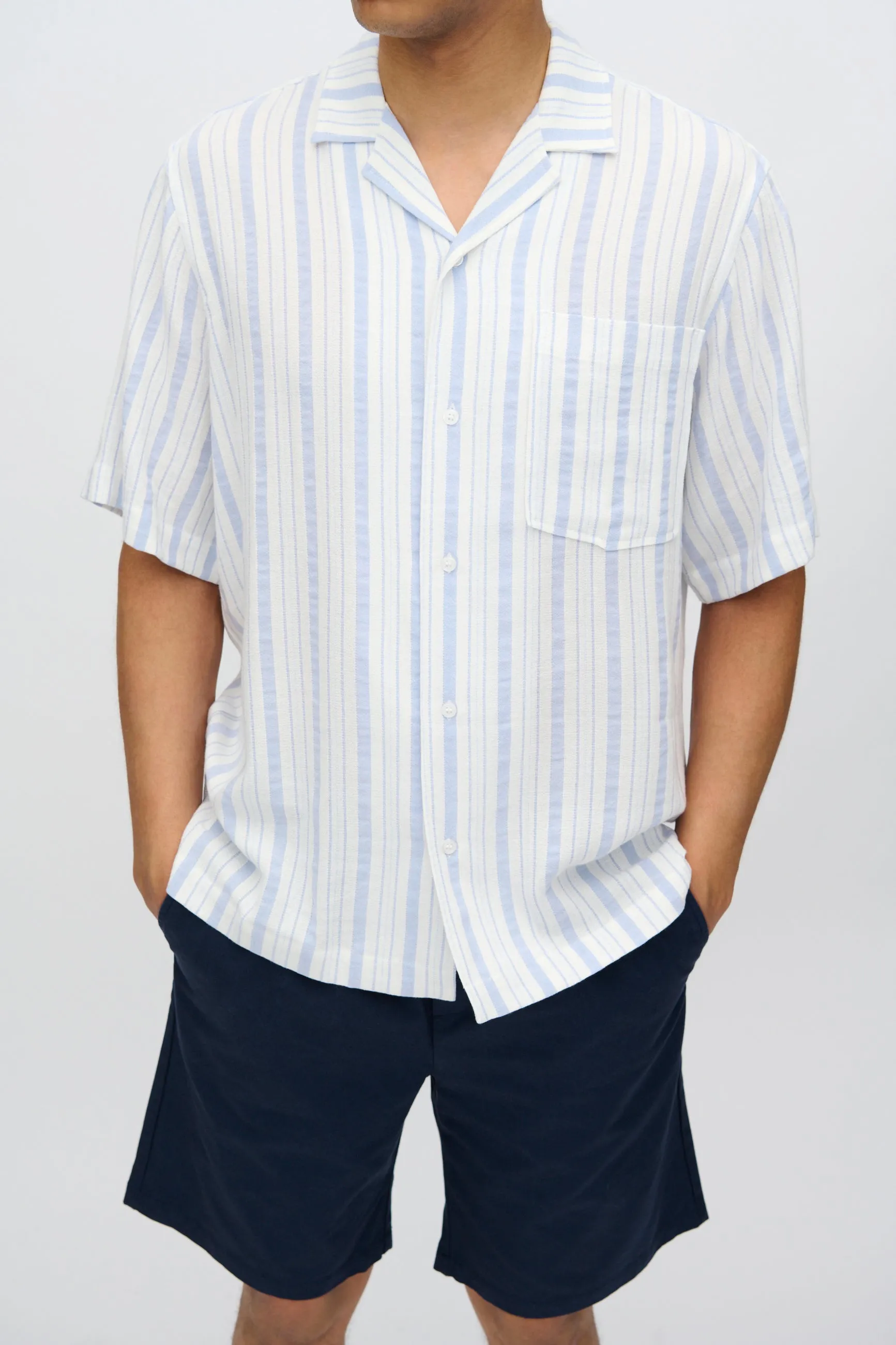 Hayden relaxed short sleeved shirt 4218 - Angel Falls sold by Minimum product image thumbnail 3