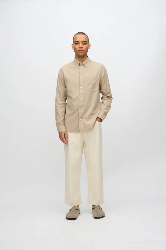 Colt long sleeved reg shirt 0063 - Chinchilla sold by Minimum