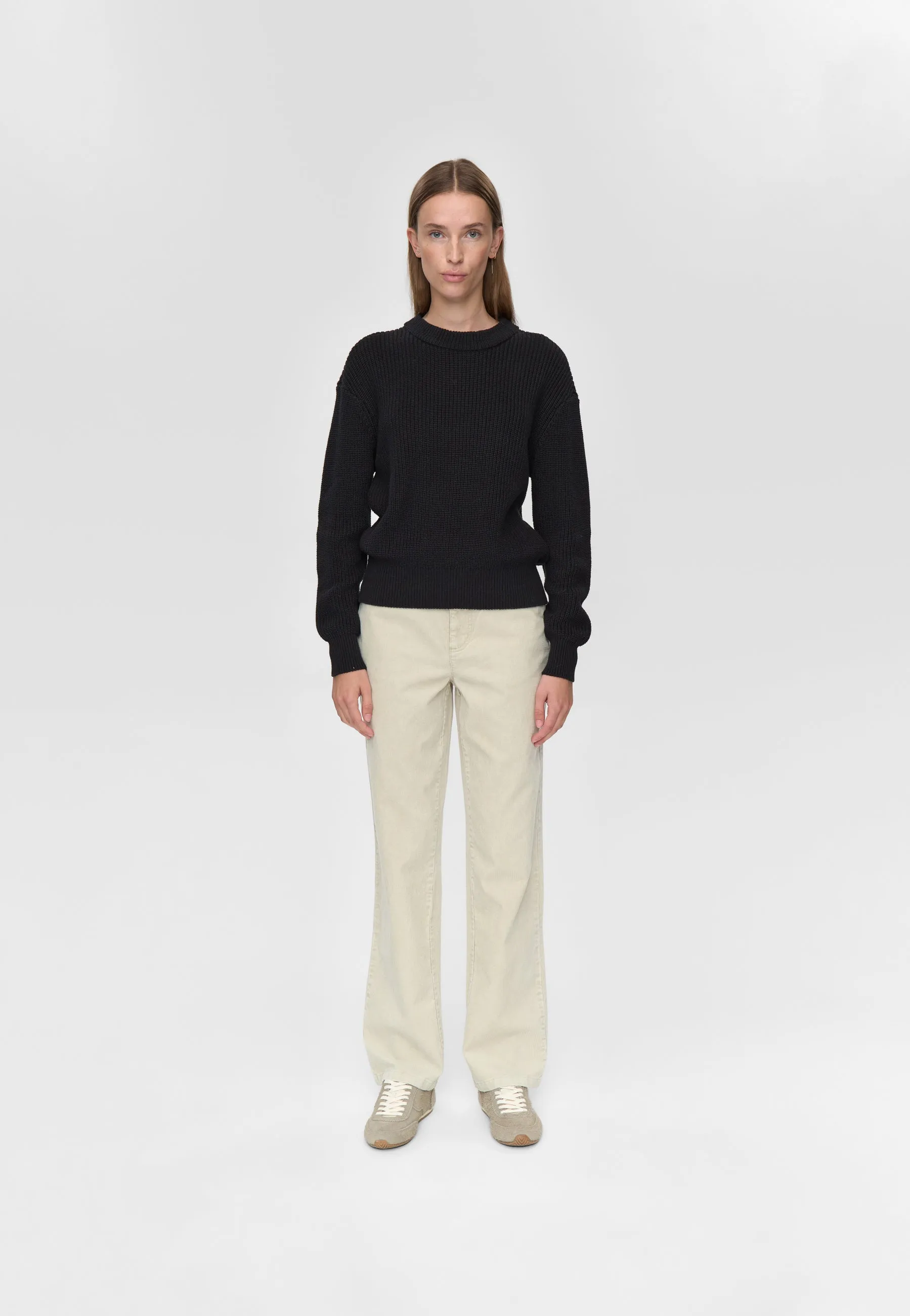 Mikala jumper G006 GOTS - Black sold by Minimum