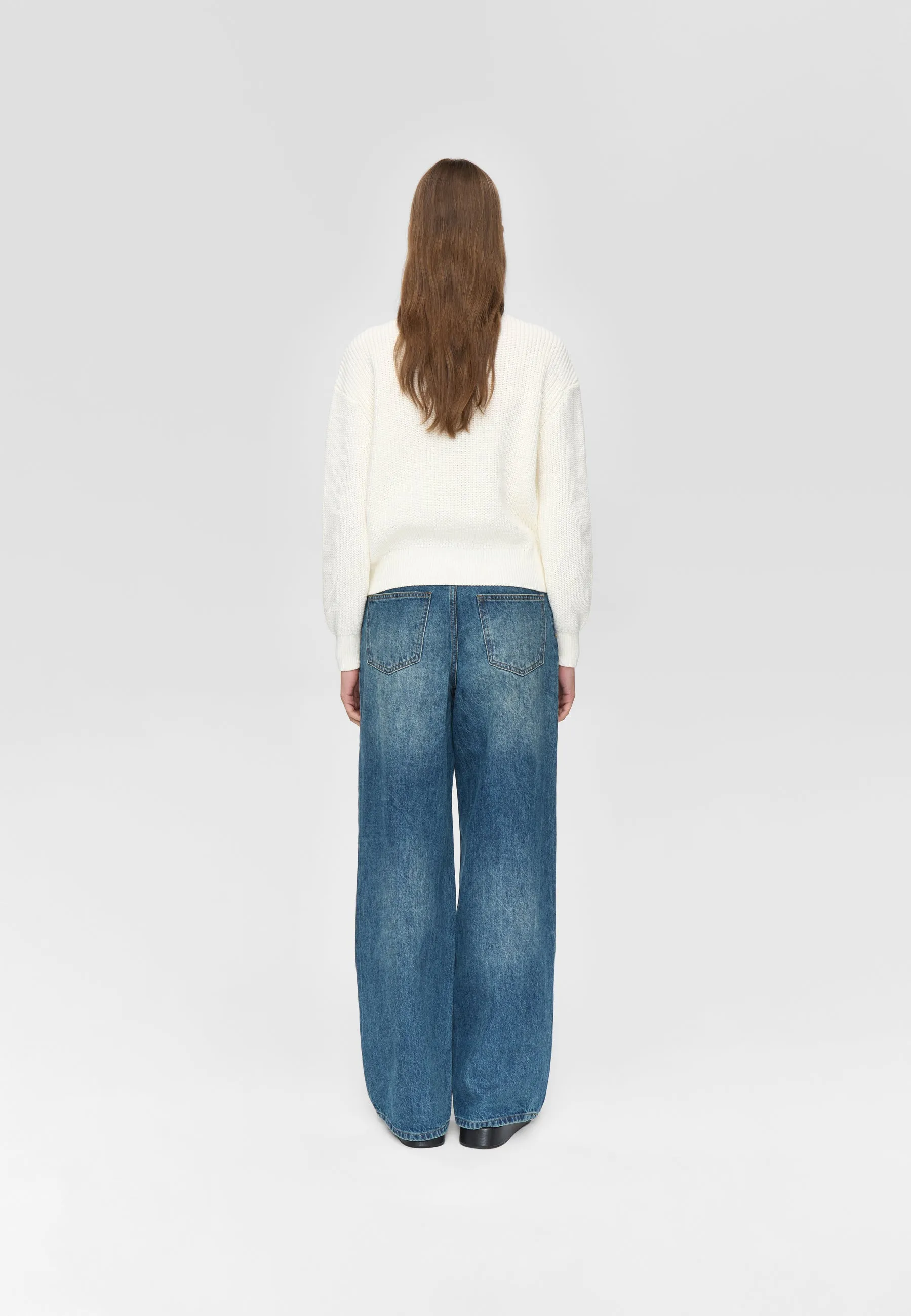 Mikala jumper G006 GOTS - Broken White sold by Minimum product image thumbnail 3