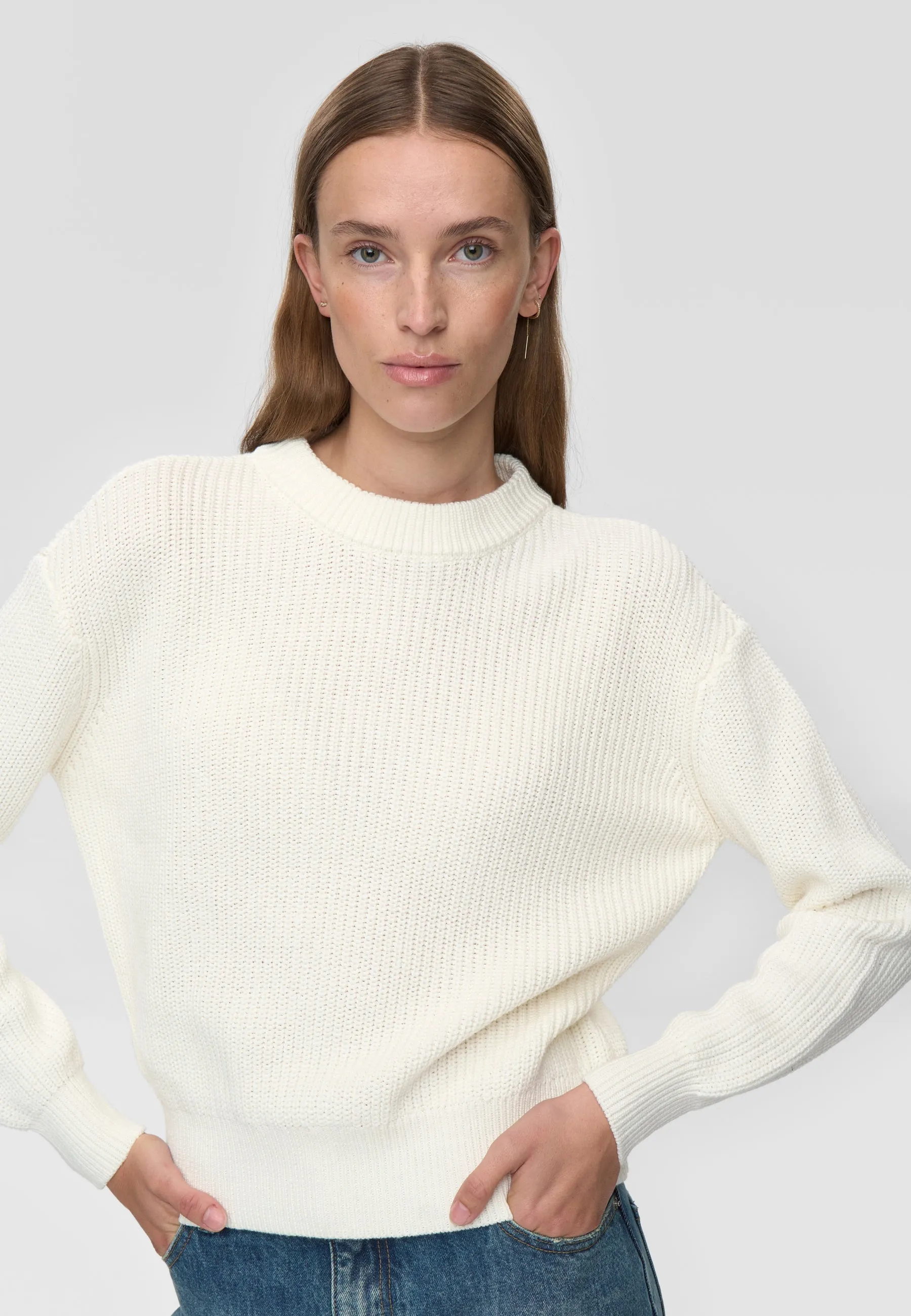 Mikala jumper G006 GOTS - Broken White sold by Minimum product image thumbnail 5