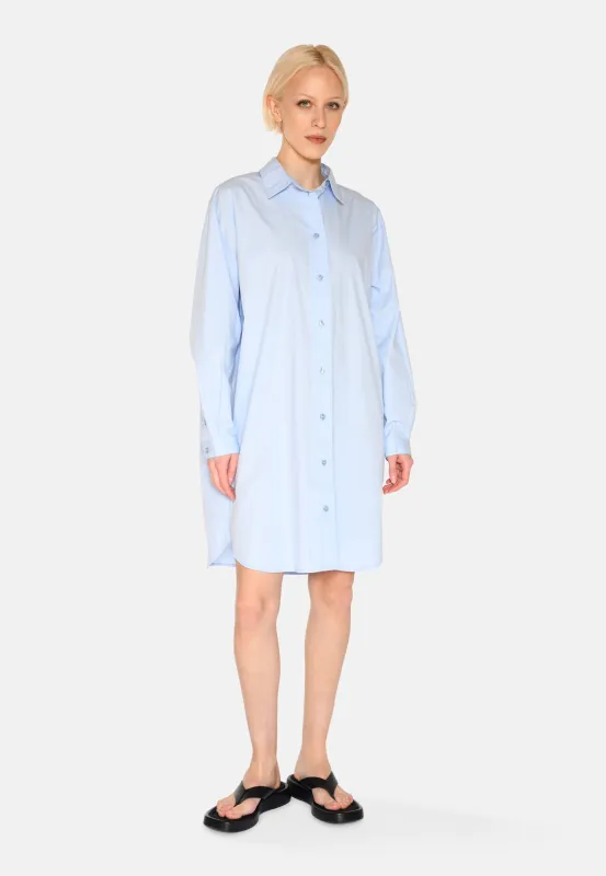 Hannah shirt-dress 4238 - Light Blue sold by Minimum
