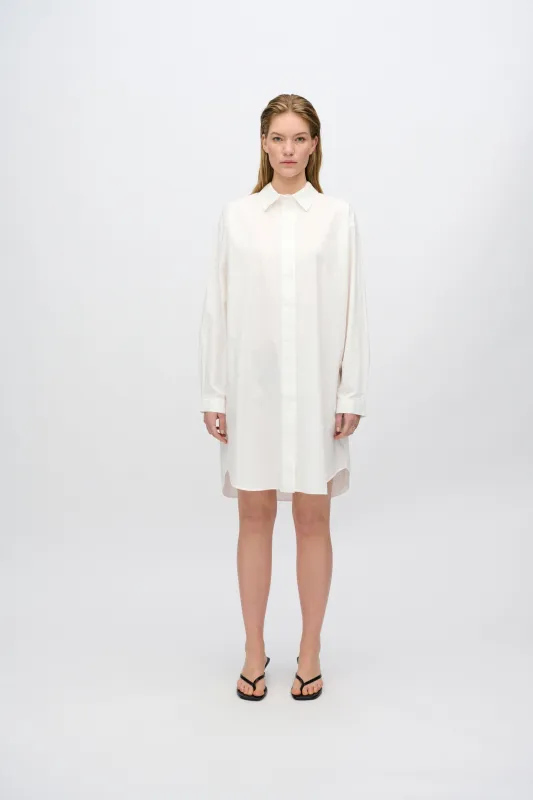 Hannah shirt-dress 4238 - Coco Milk sold by Minimum
