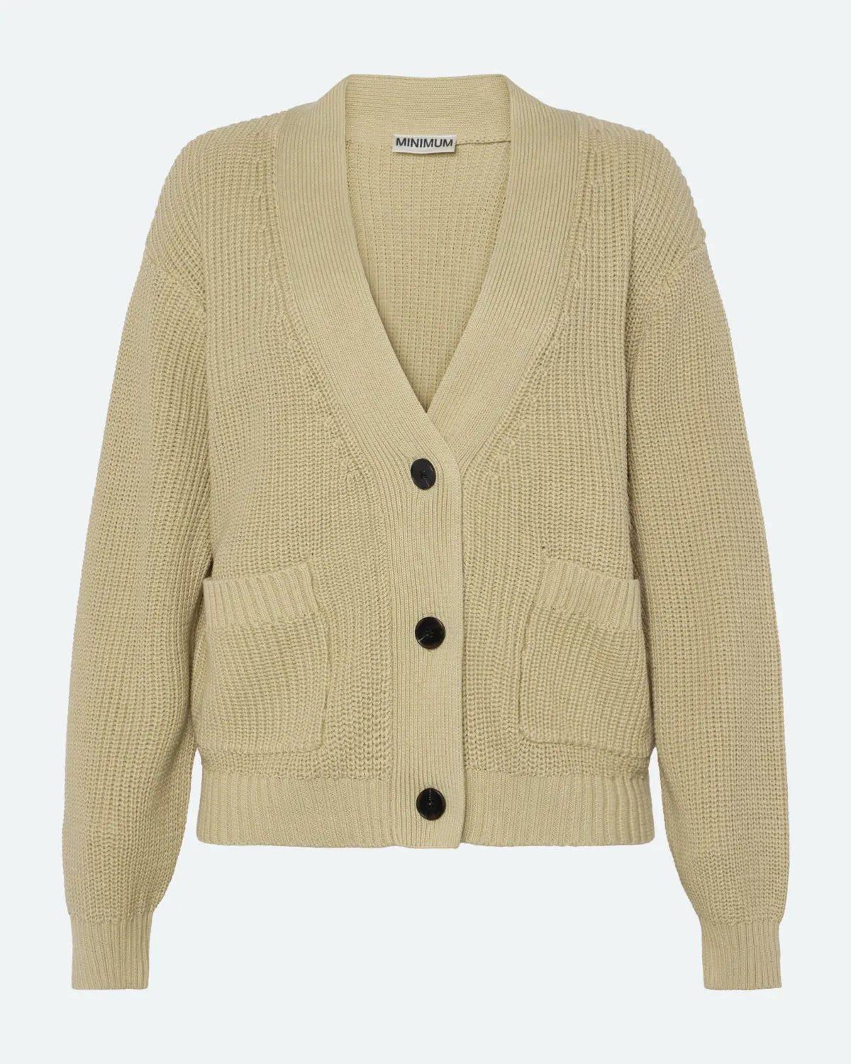 Gala cardigan G006 GOTS - Eucalyptus sold by Minimum