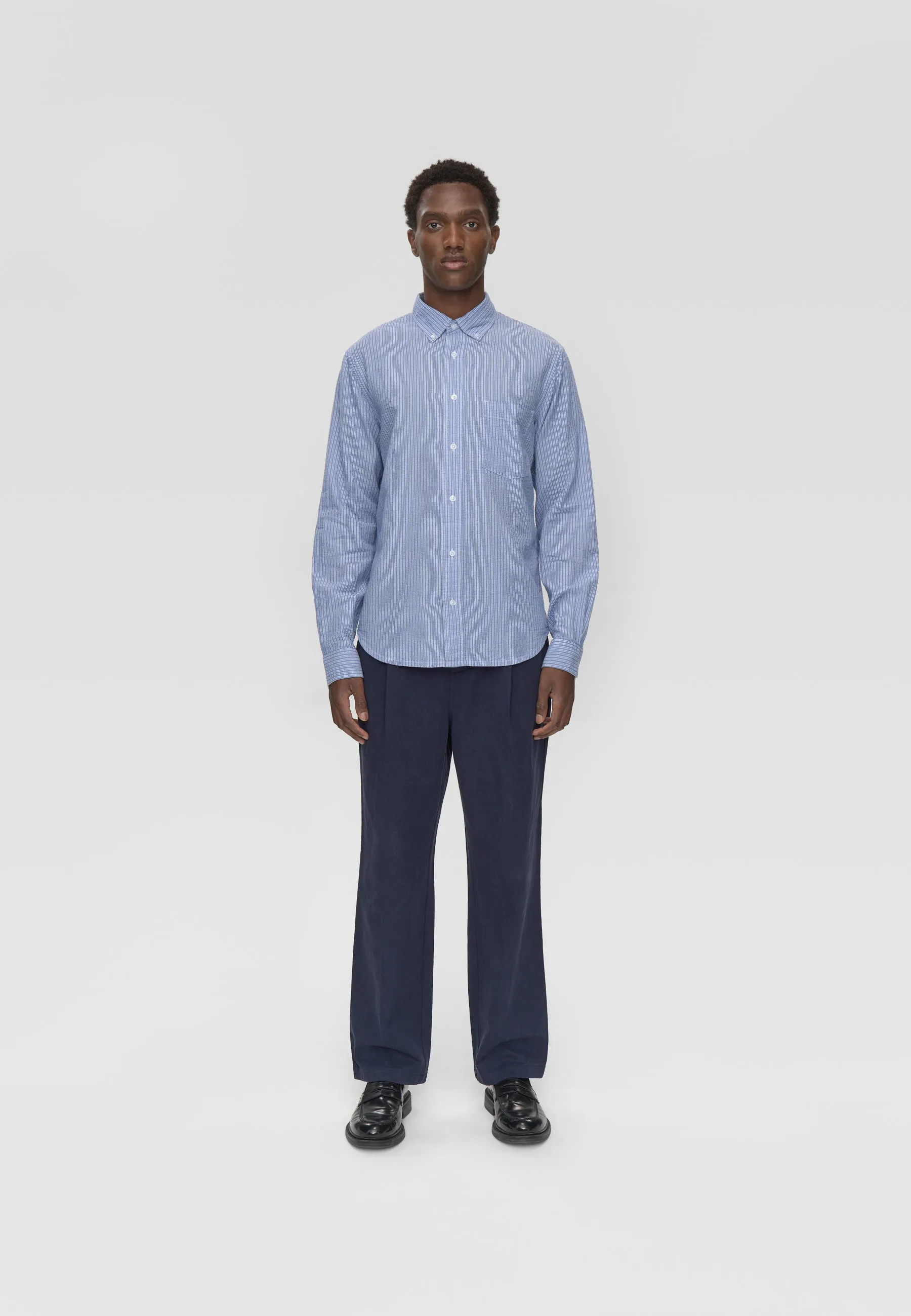 Colt long sleeved reg shirt 4145 - Blue Horizon sold by Minimum