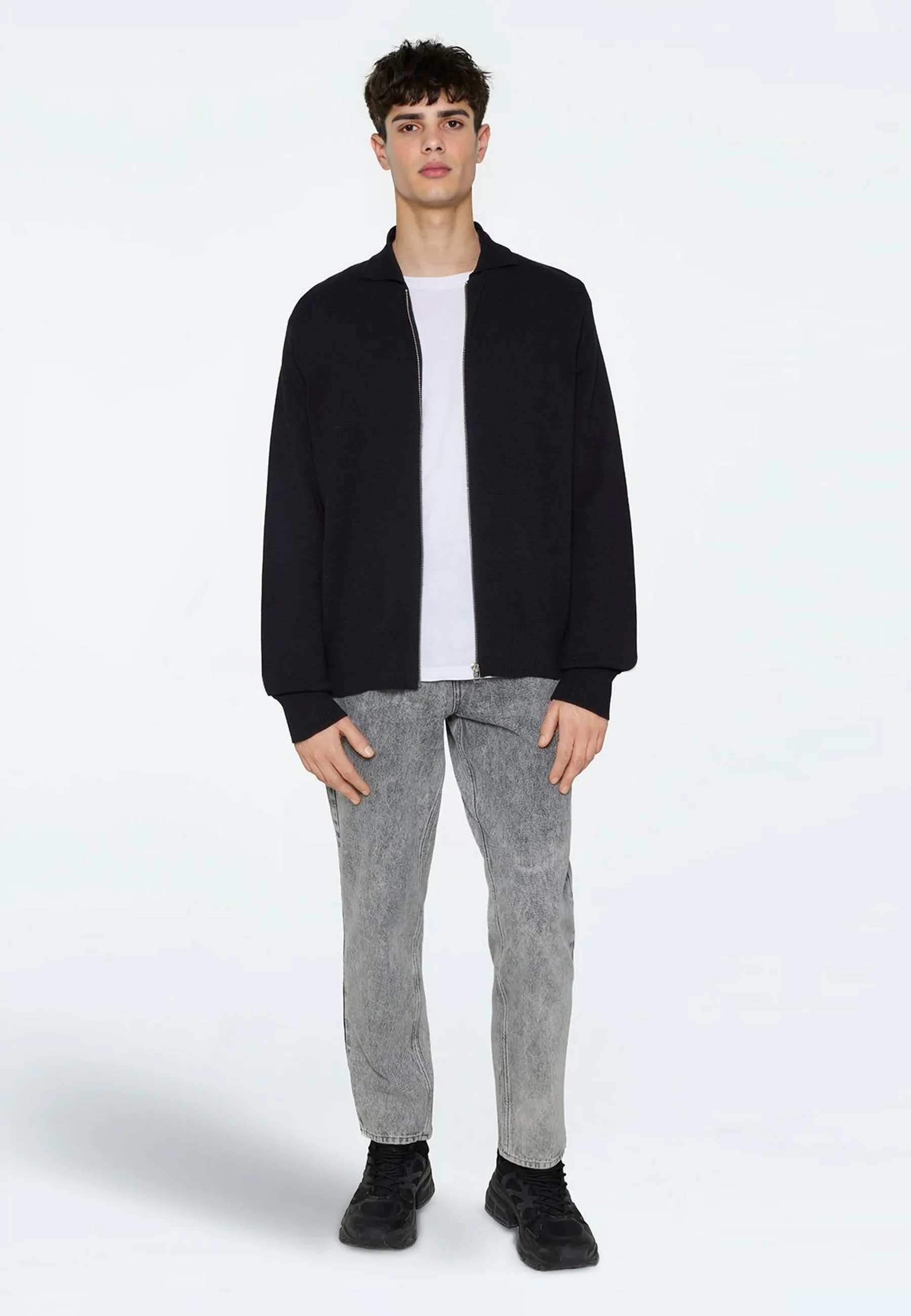 Keano full zip polo 3057 - Black sold by Minimum product image thumbnail 2