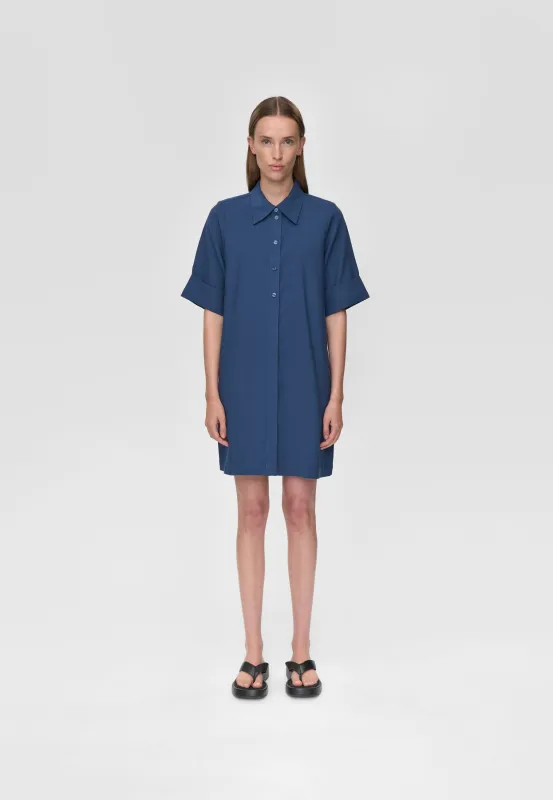 Reja shirt dress 4429 - Insignia blue made by Minimum