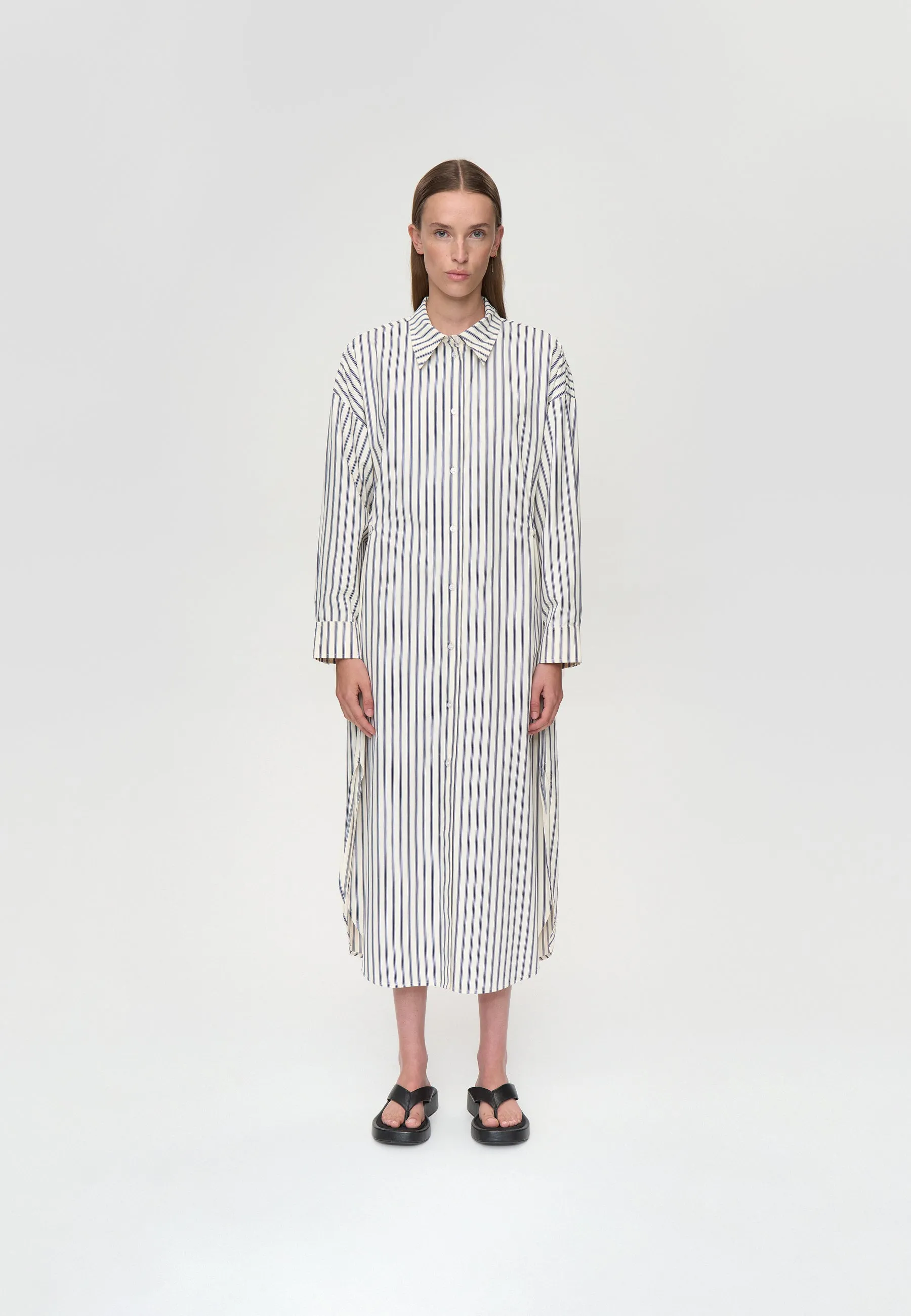 June shirt dress 4566 - Sky Captain sold by Minimum