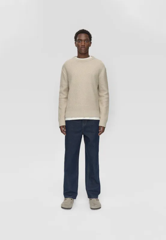 Stein sweater 4556 - Pelican sold by Minimum