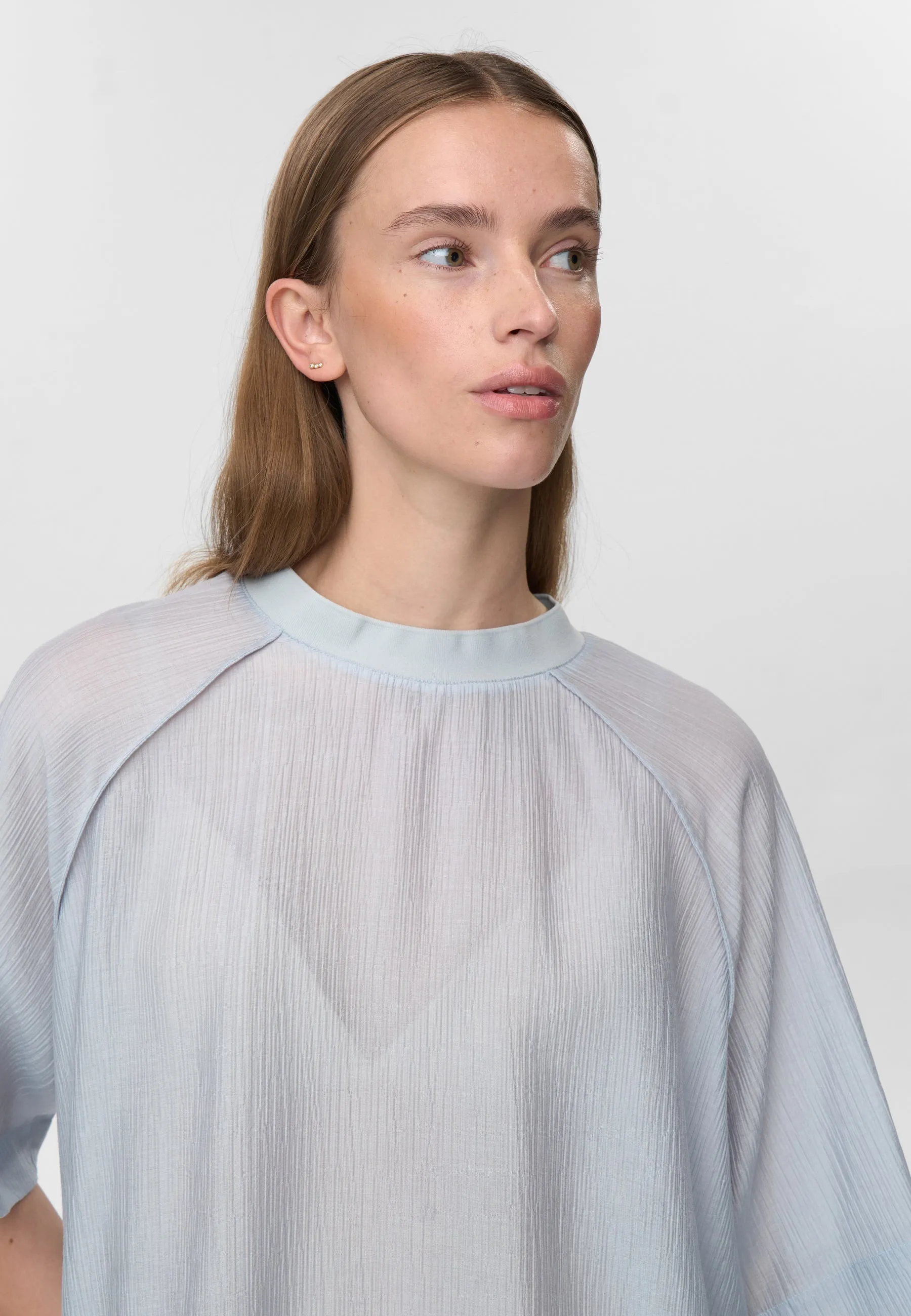Kaia ss blouse 4587 - Cashmere Blue sold by Minimum product image thumbnail 4