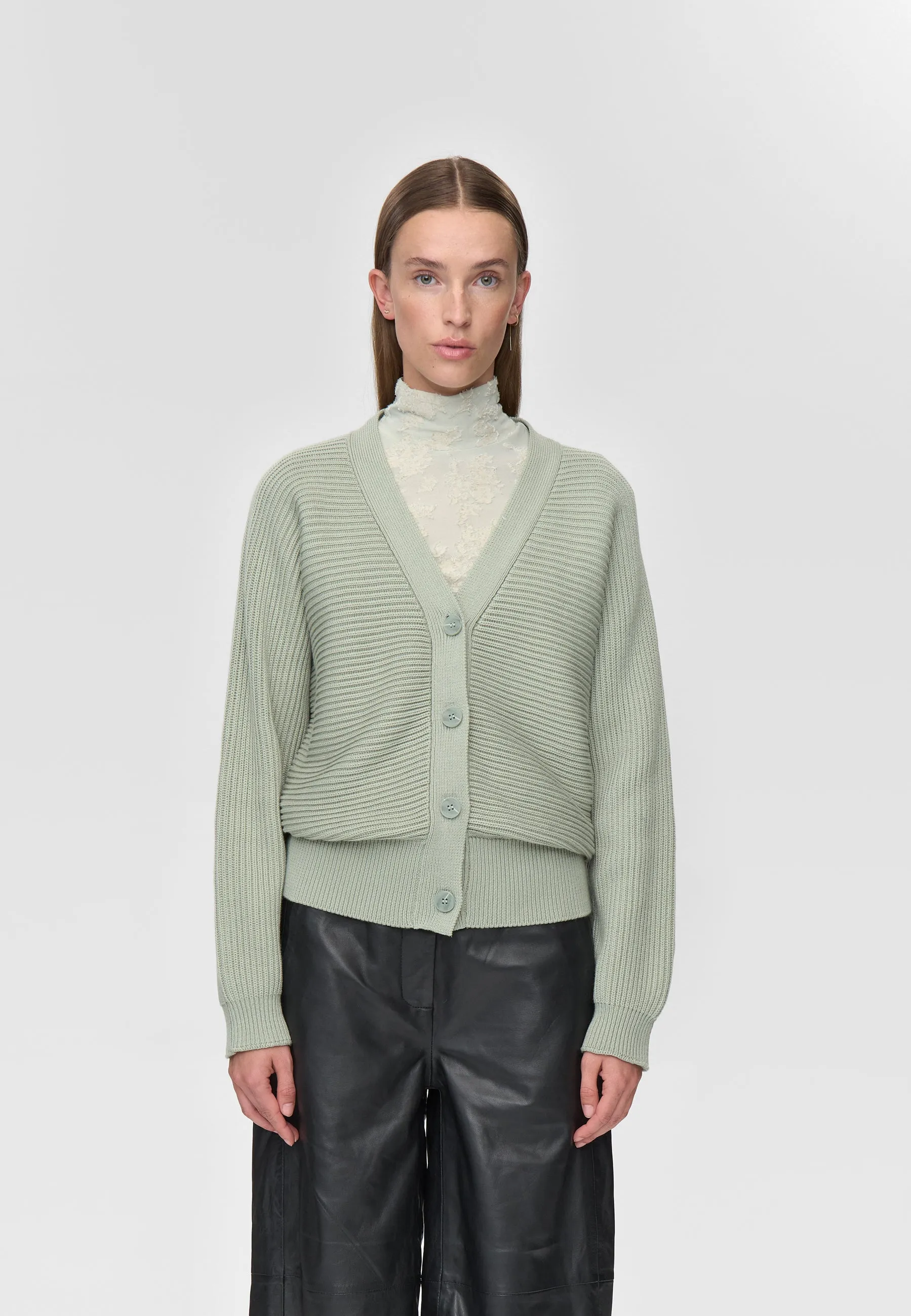 Jianna cardigan G035 GOTS - Desert Sage sold by Minimum product image thumbnail 3